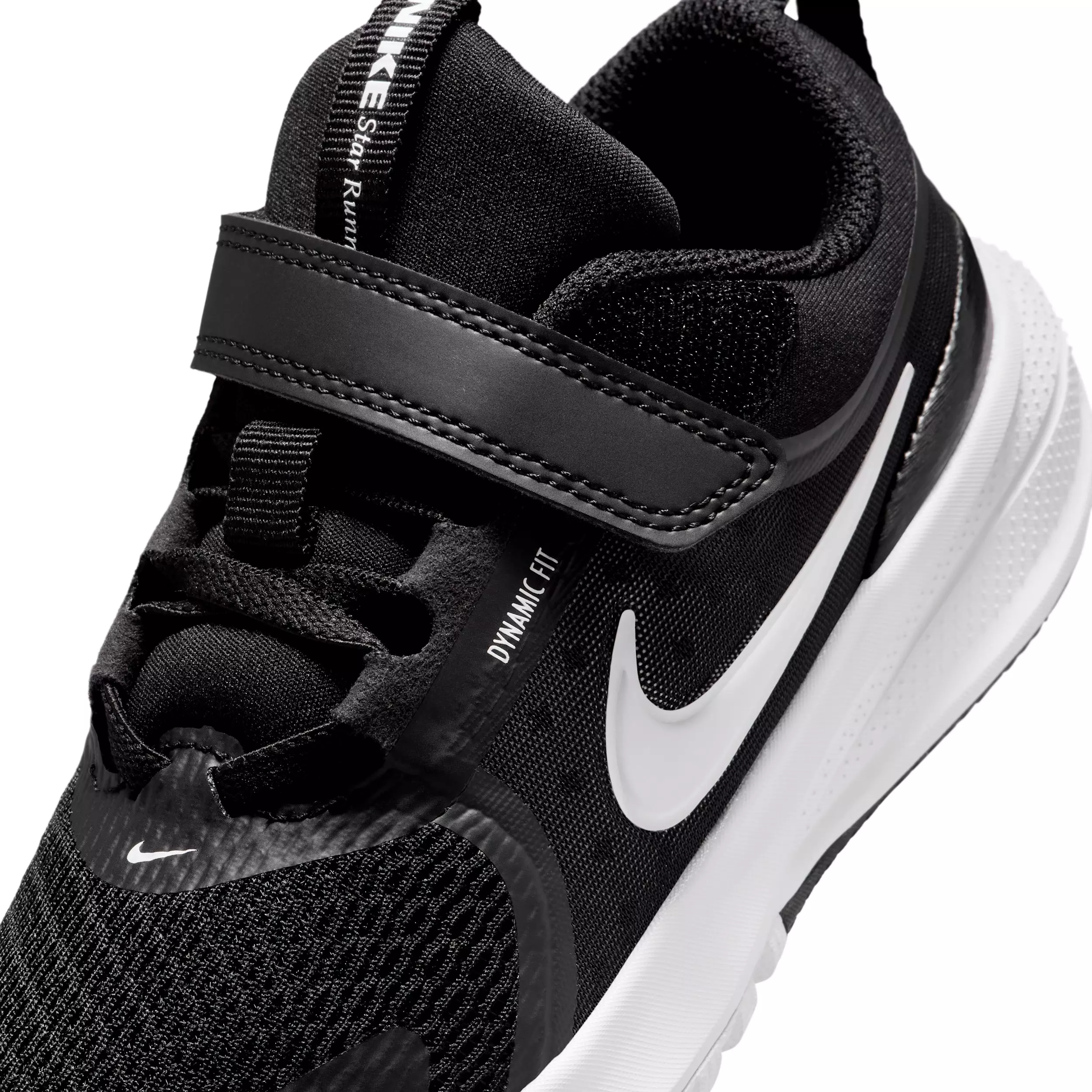 Nike Star Runner 5 "Black/White/Summit White/White" Preschool Boys' Running Shoe - BLACK/WHITE/WHITE/WHITE