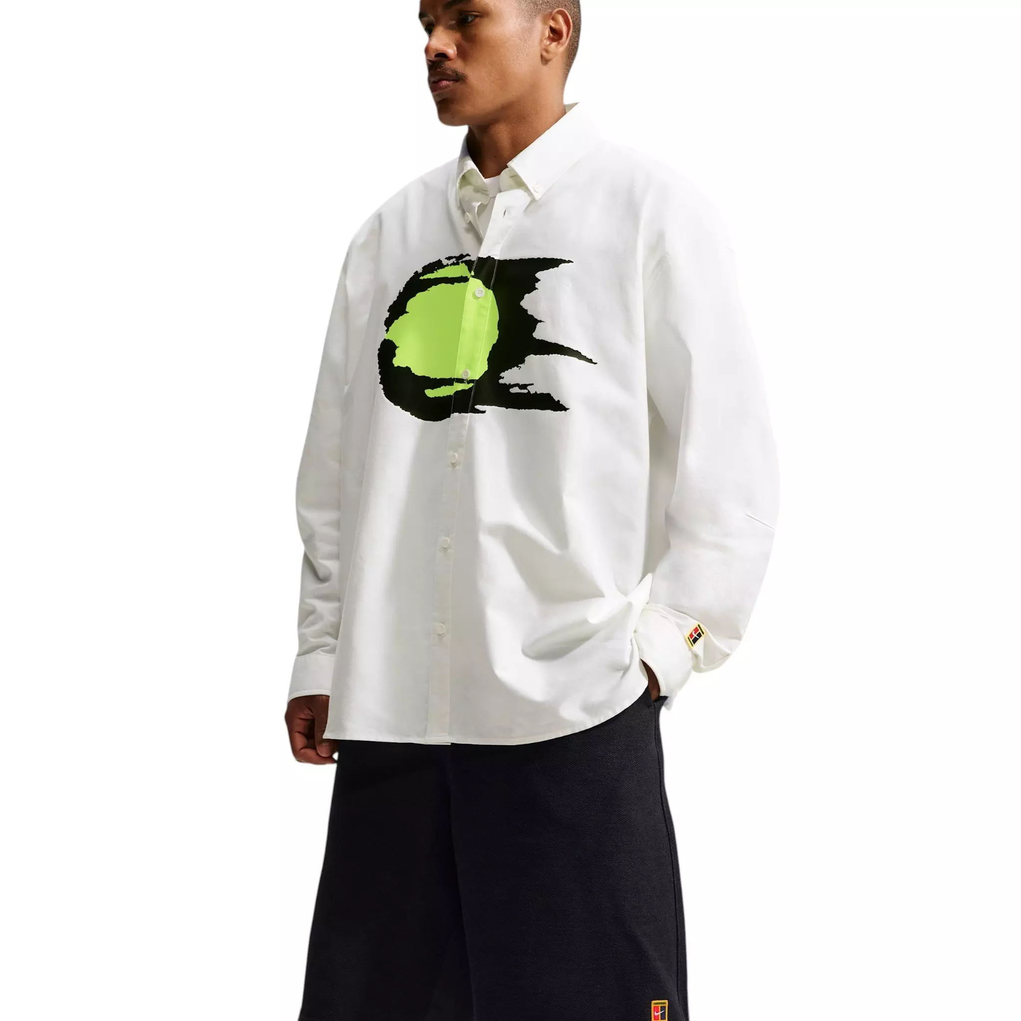 Nike Men's Club Rules French Terry Shorts - BLACK