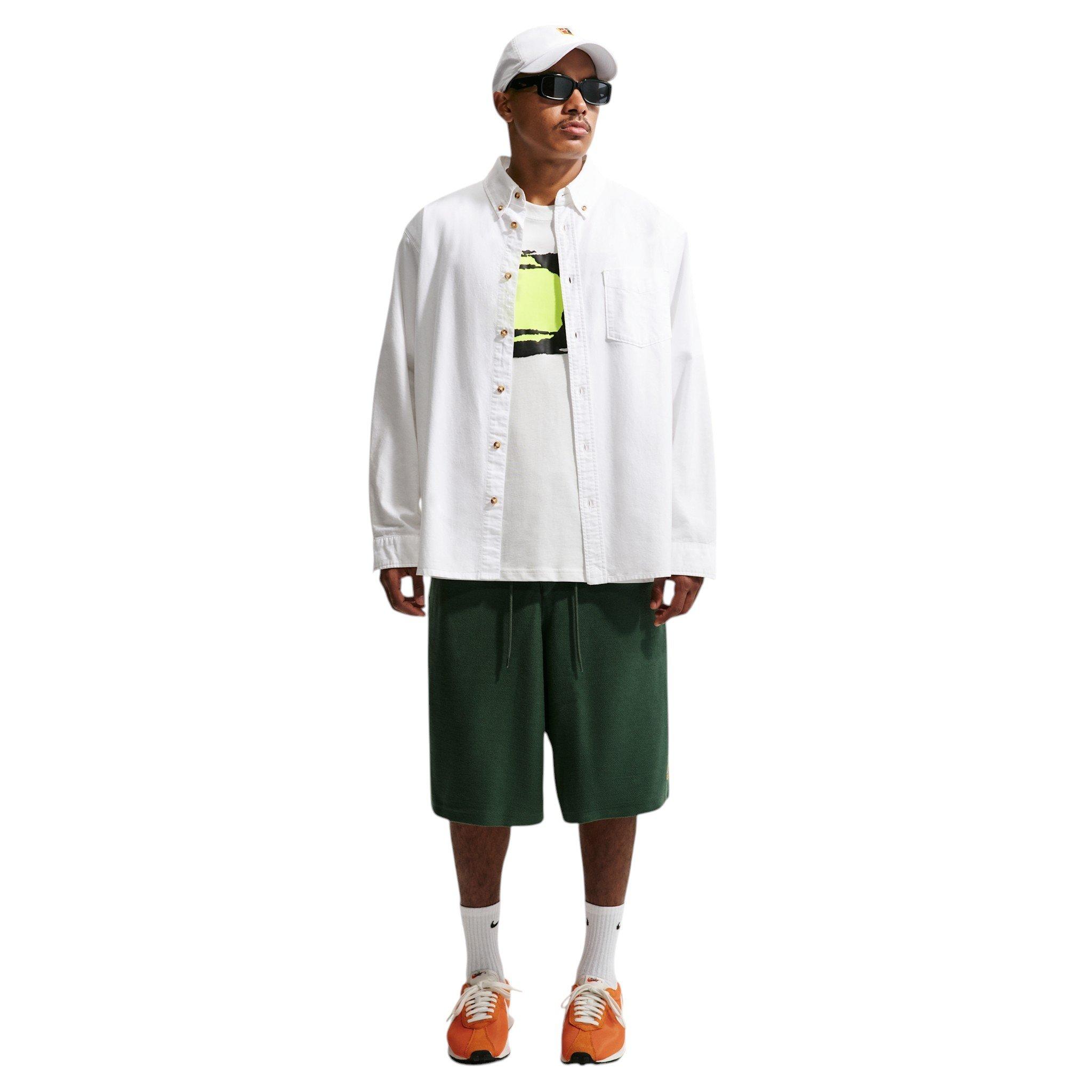 Nike Men's Club Rules French Terry Shorts - GREEN