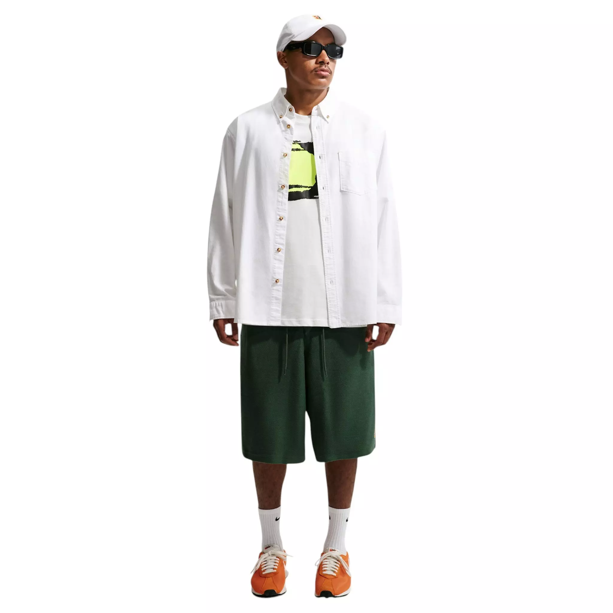 Nike Men's Club Rules French Terry Shorts - GREEN