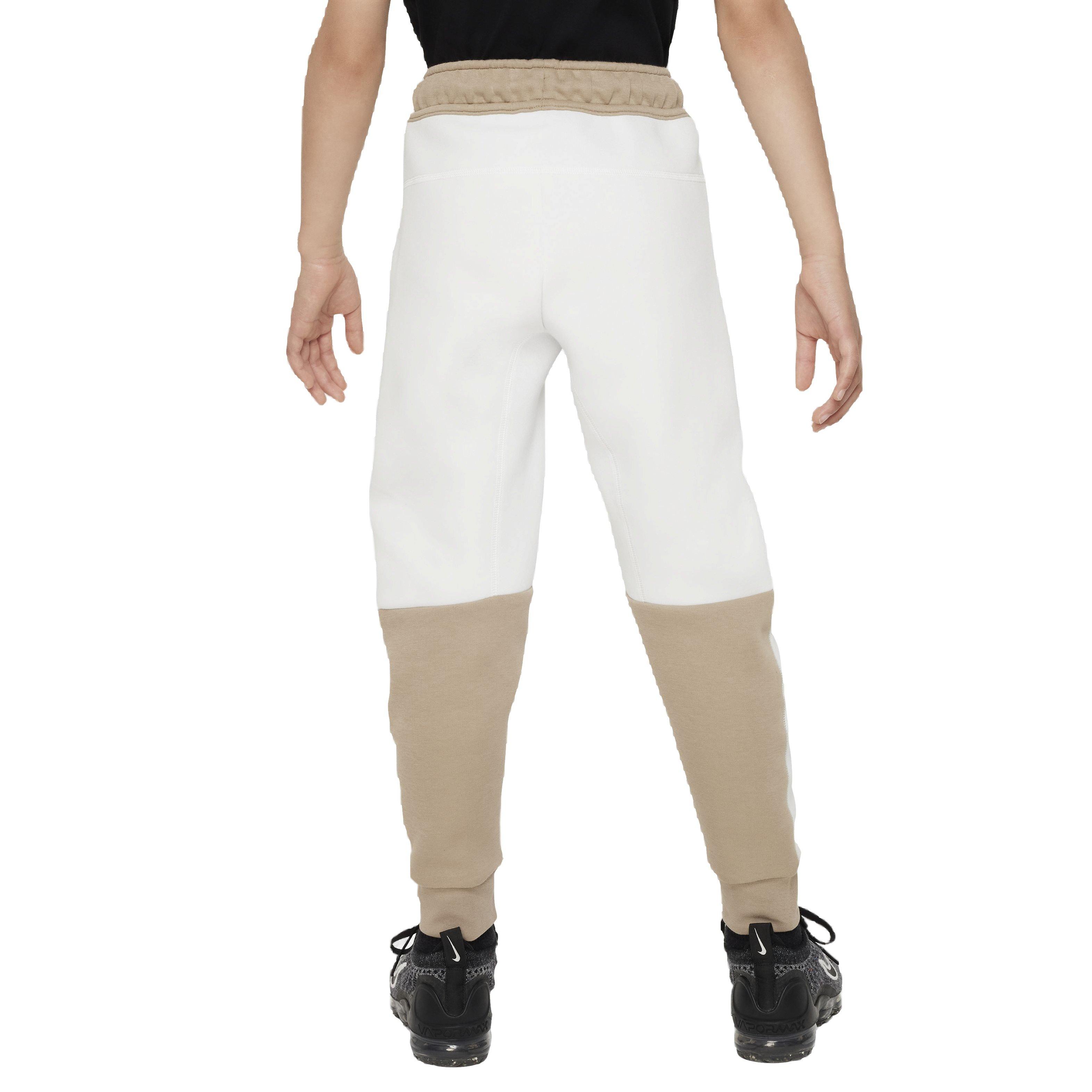 Nike Big Boys' Sportswear Tech Fleece Pant - WHITE Thumbnail View 2