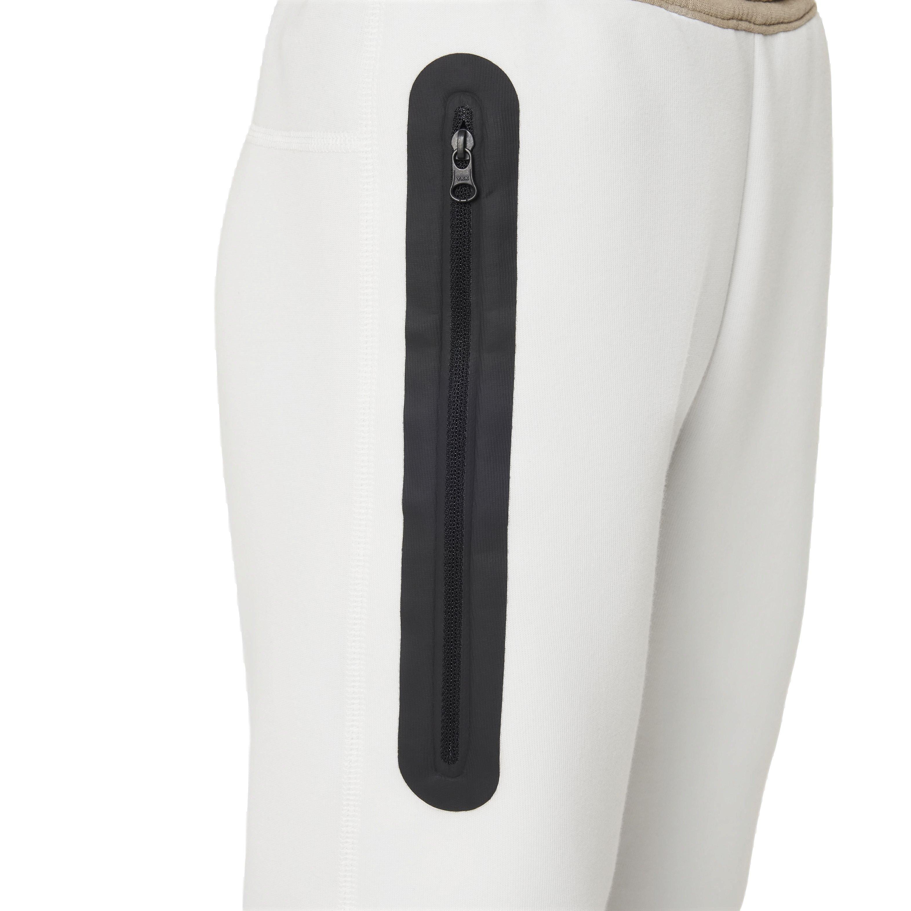 Nike Big Boys' Sportswear Tech Fleece Pant - WHITE Thumbnail View 5