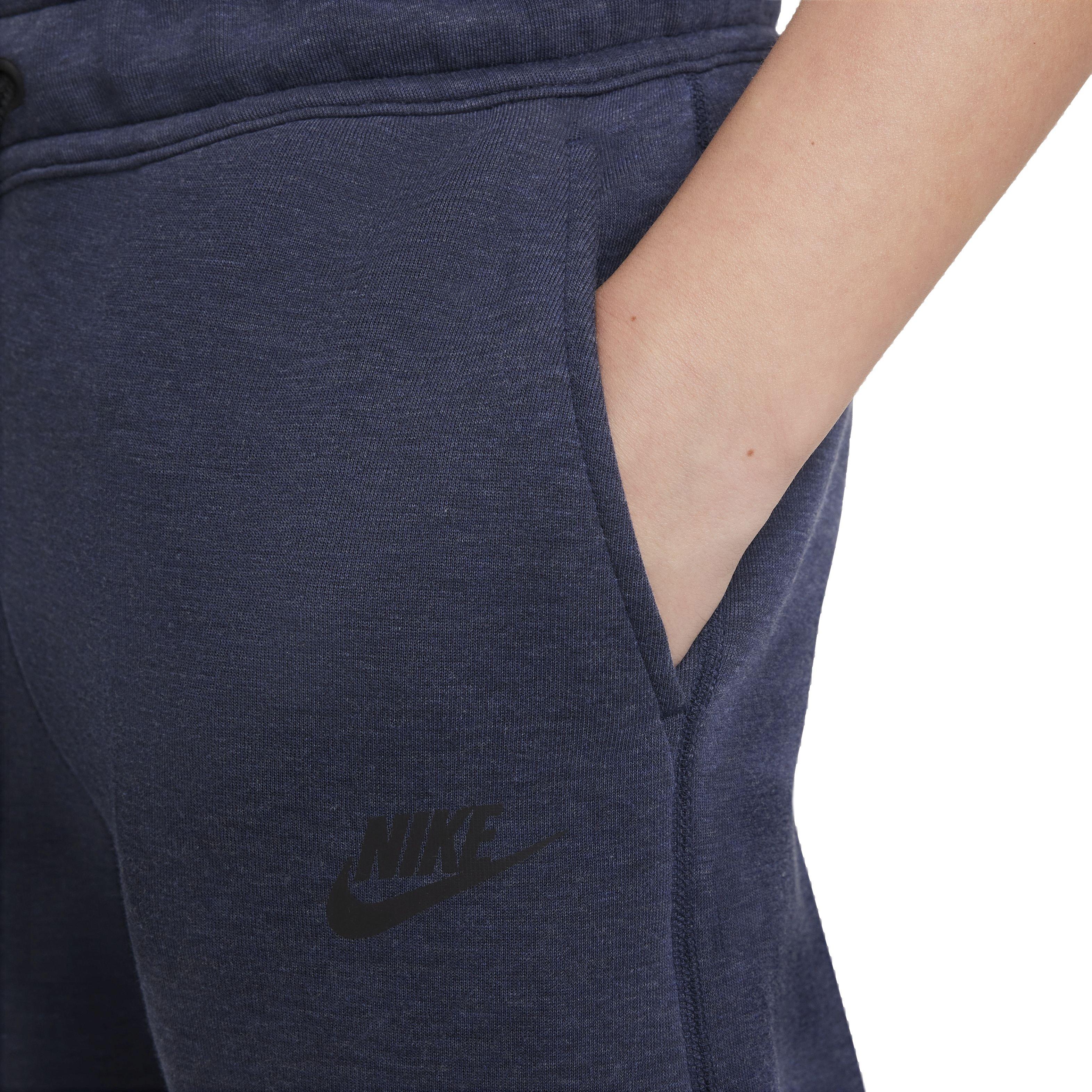 Nike Big Boys' Sportswear Tech Fleece Pant - BLUE Thumbnail View 4