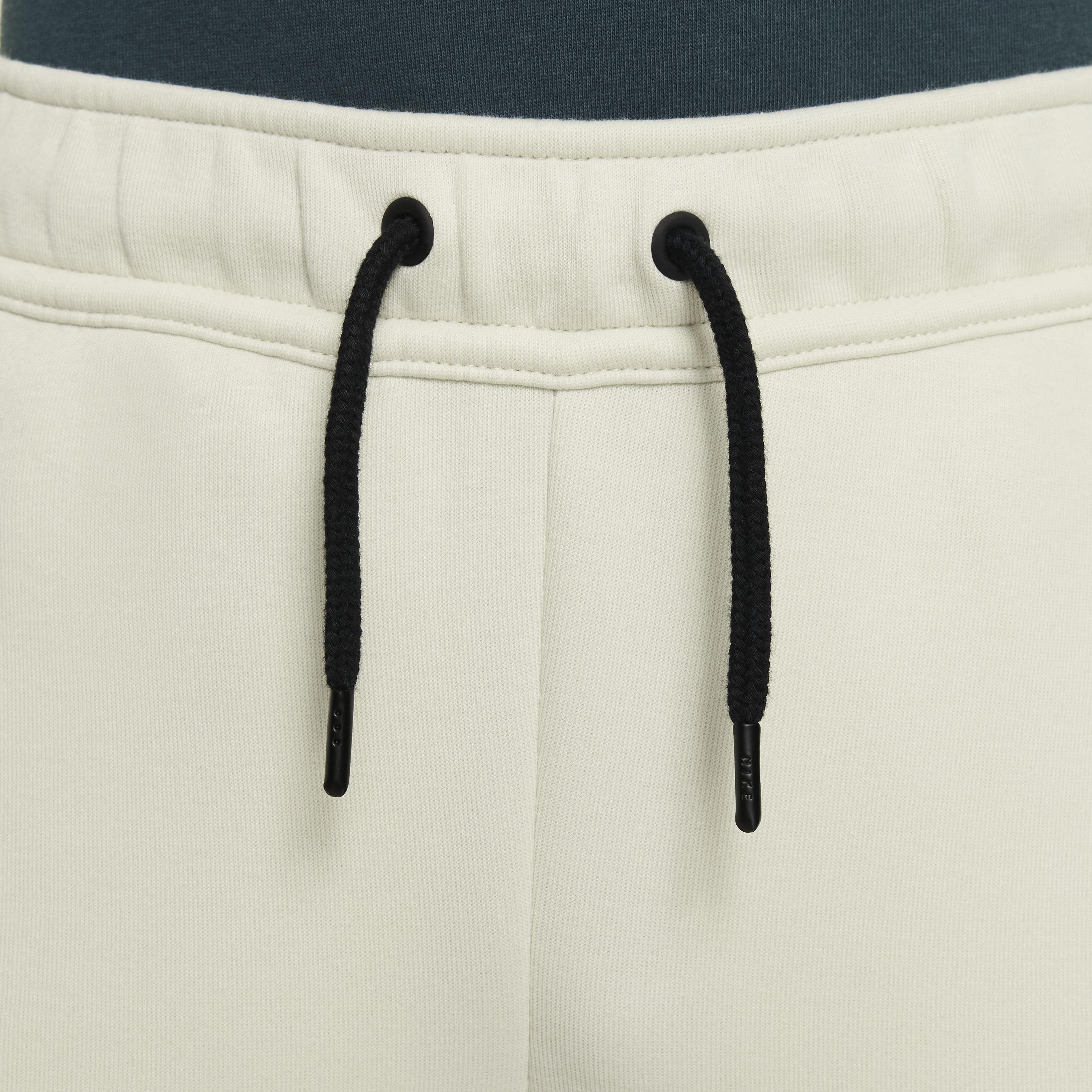 Nike Big Boys' Sportswear Tech Fleece Pant - CREAM Thumbnail View 3