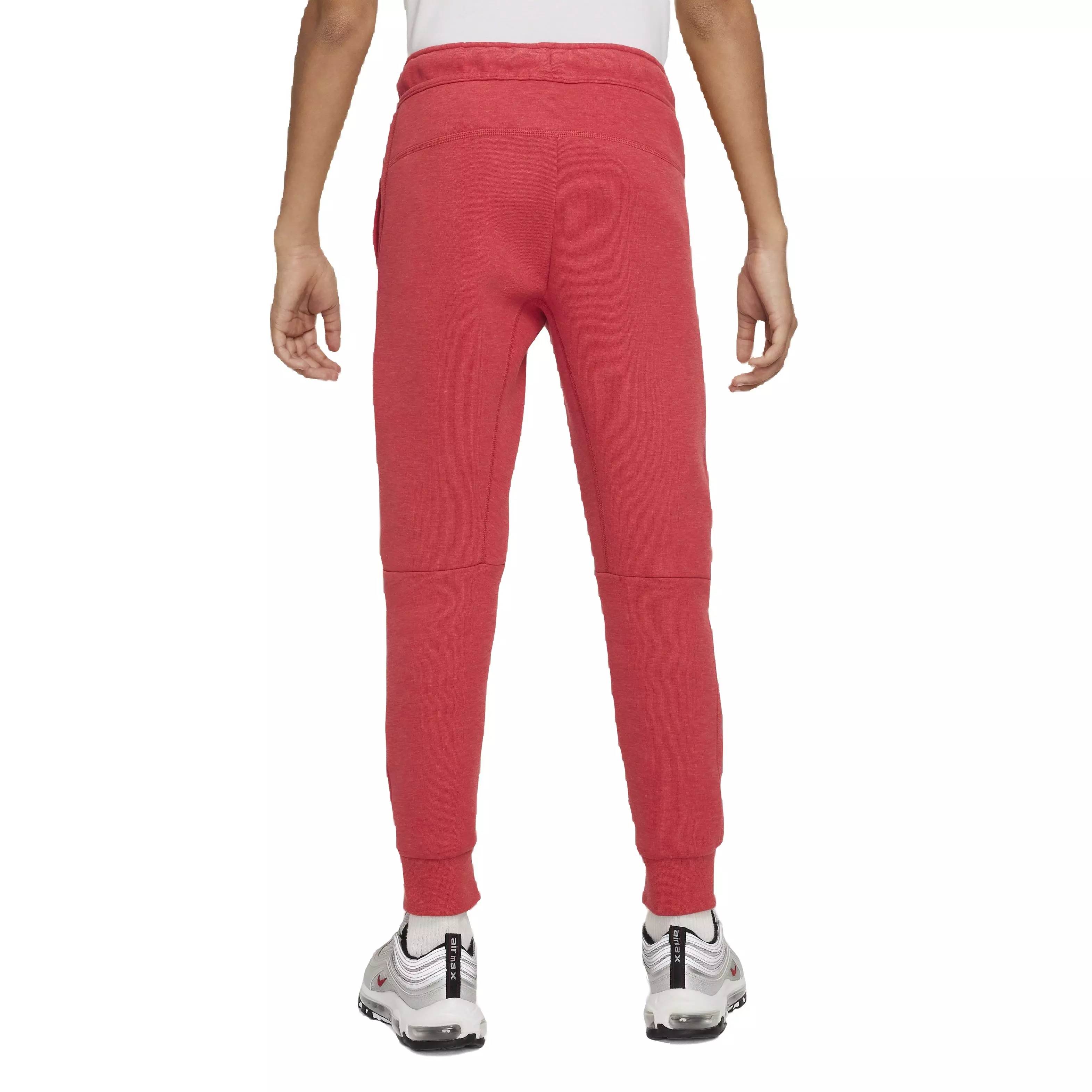 Nike Big Boys' Sportswear Tech Fleece Pant - RED