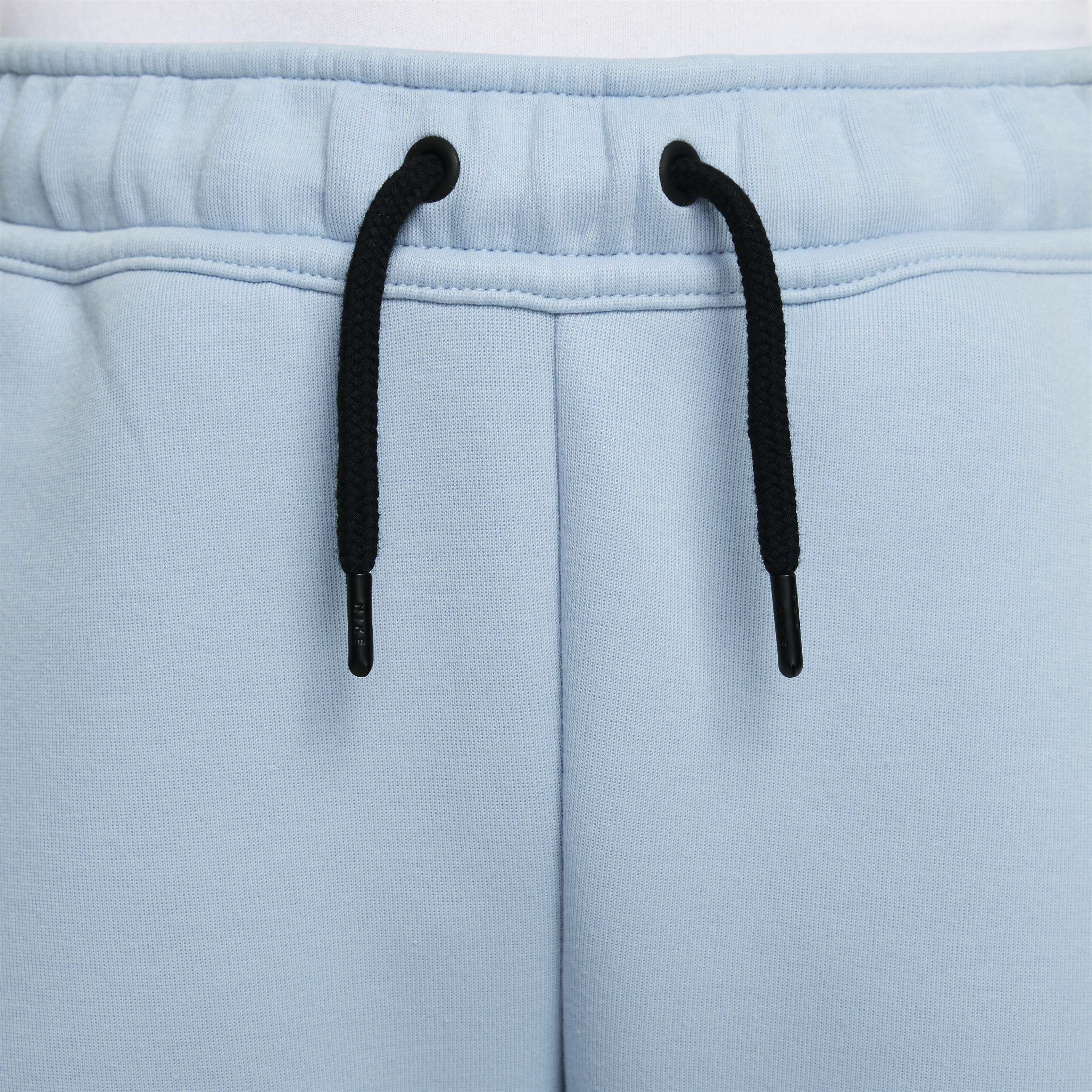 Nike Big Boys' Sportswear Tech Fleece Pant - LT BLUE Thumbnail View 3