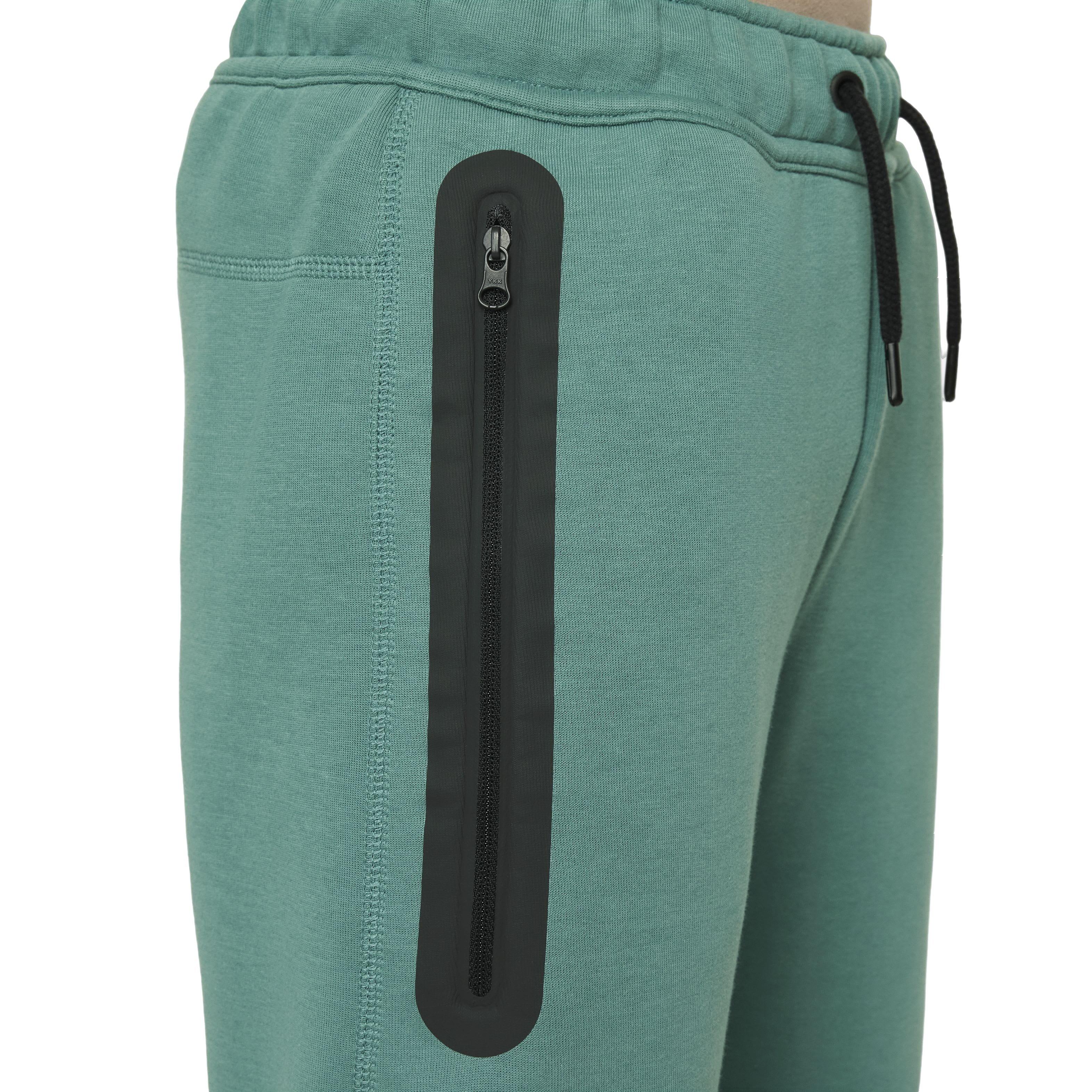 Nike Big Boys' Sportswear Tech Fleece Pant - GREEN Thumbnail View 5