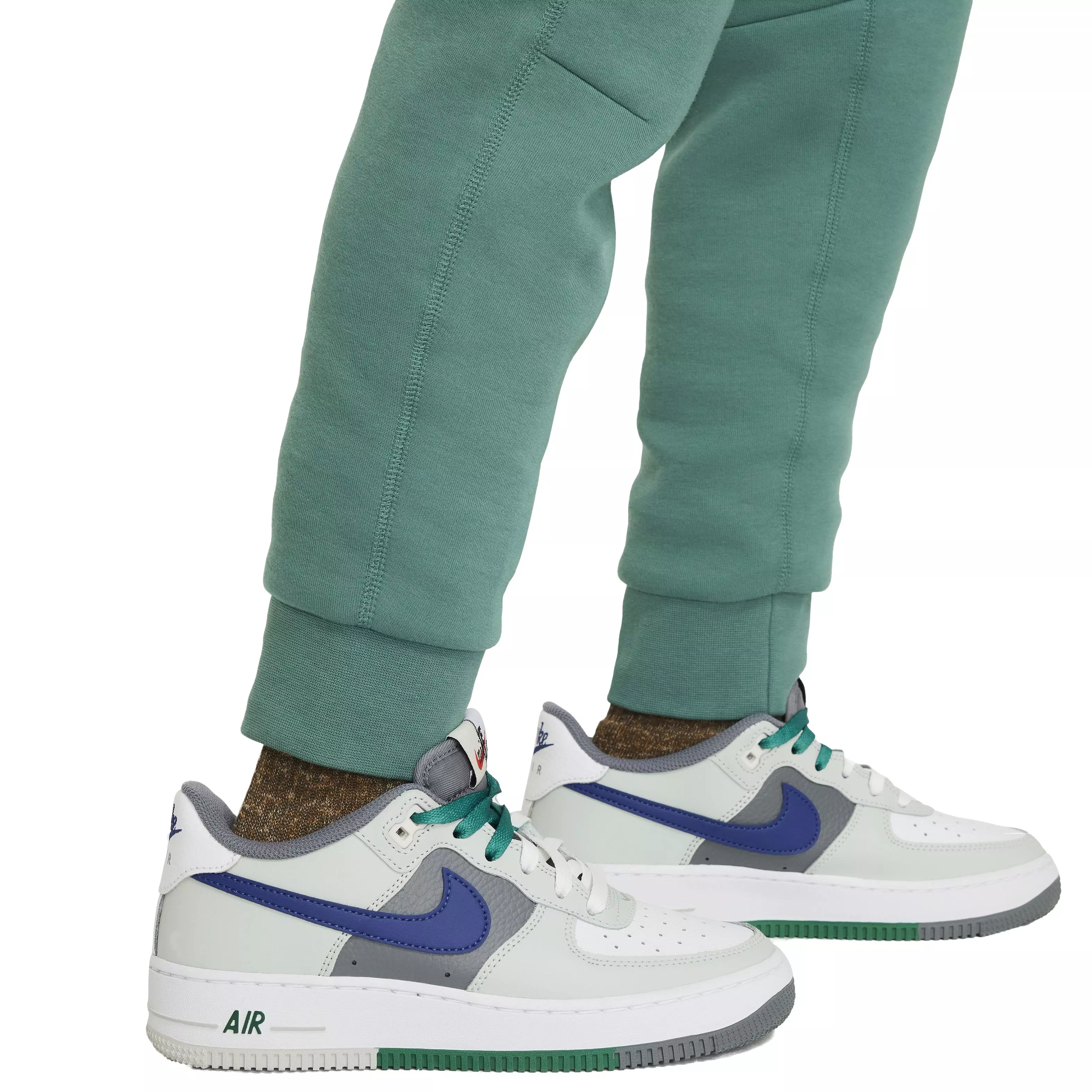 Nike Big Boys' Sportswear Tech Fleece Pant - GREEN