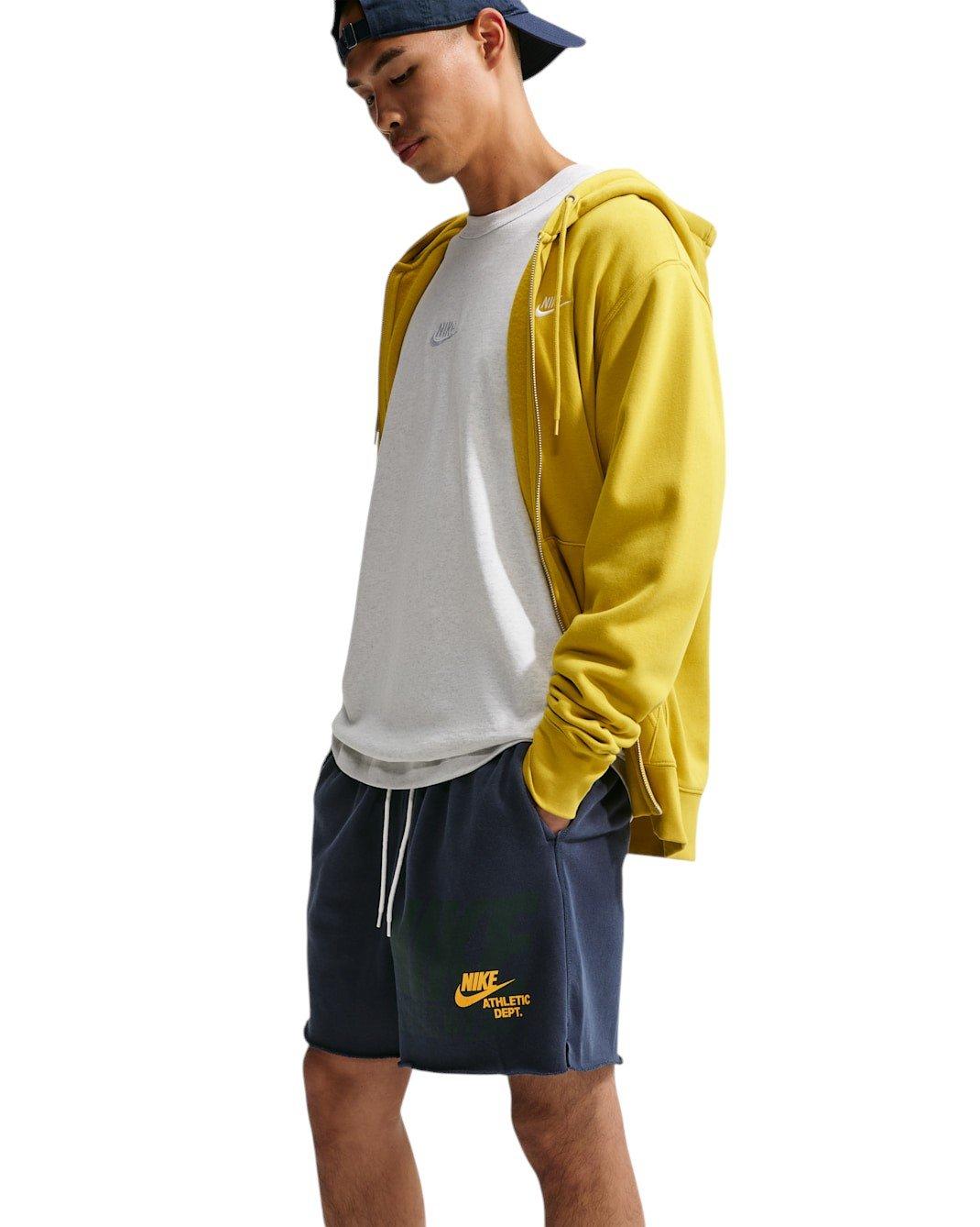 Nike Men's Sportswear Club Athletic Dept Fleece Shorts - BLUE