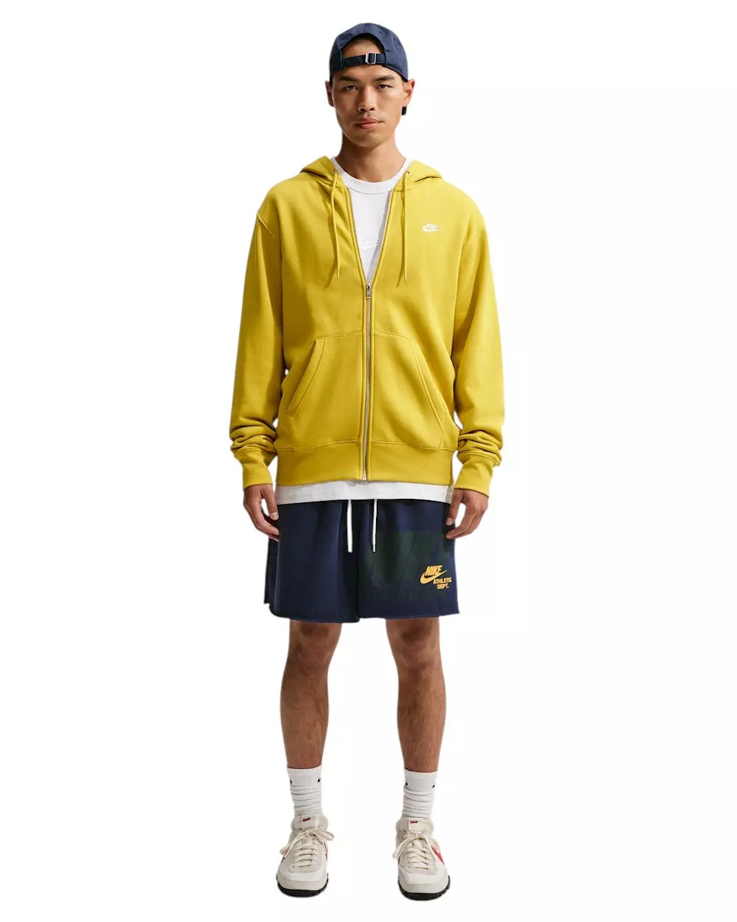 Nike Men's Sportswear Club Athletic Dept Fleece Shorts - BLUE