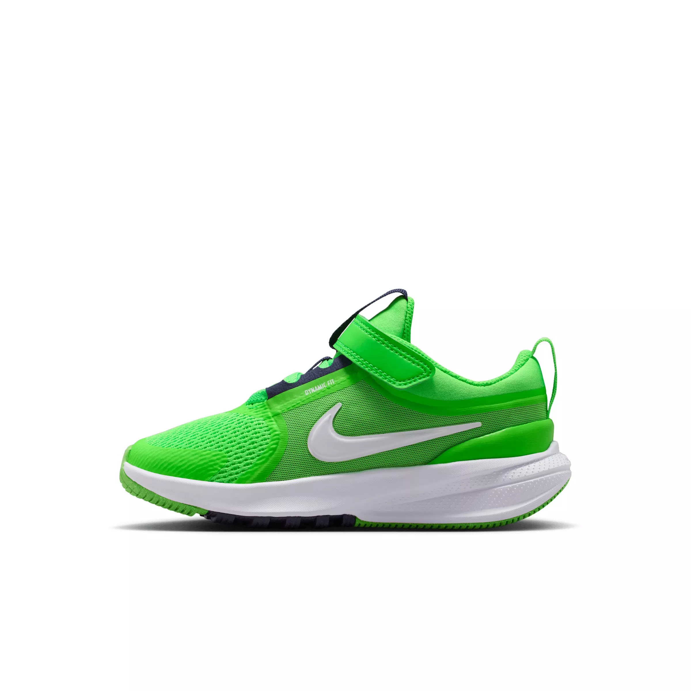 Nike Star Runner 5 "Green Strike/Imperial Purple/White" Preschool Boys' Running Shoe - GREEN/PURPLE/WHITE