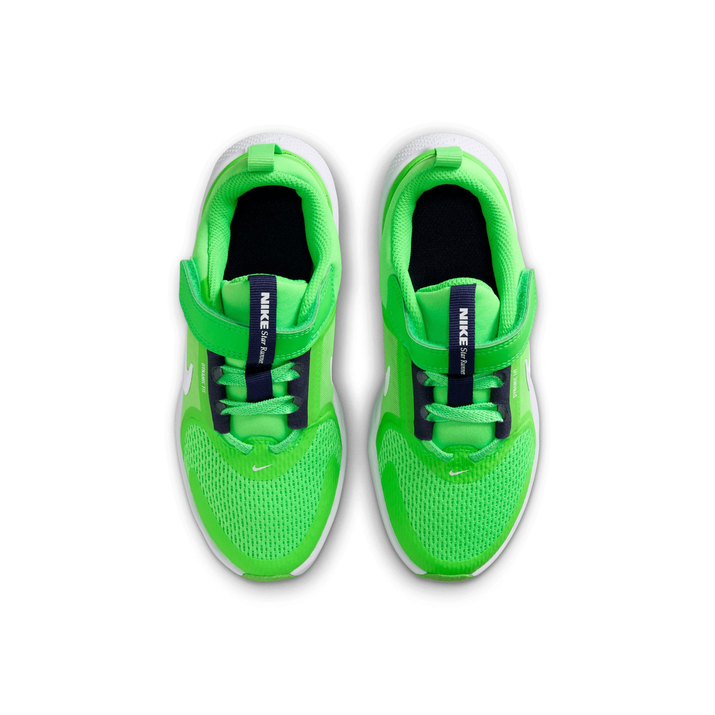 Nike Star Runner 5 Preschool Boys' "Green Strike/Imperial Purple/White" Running Shoe
