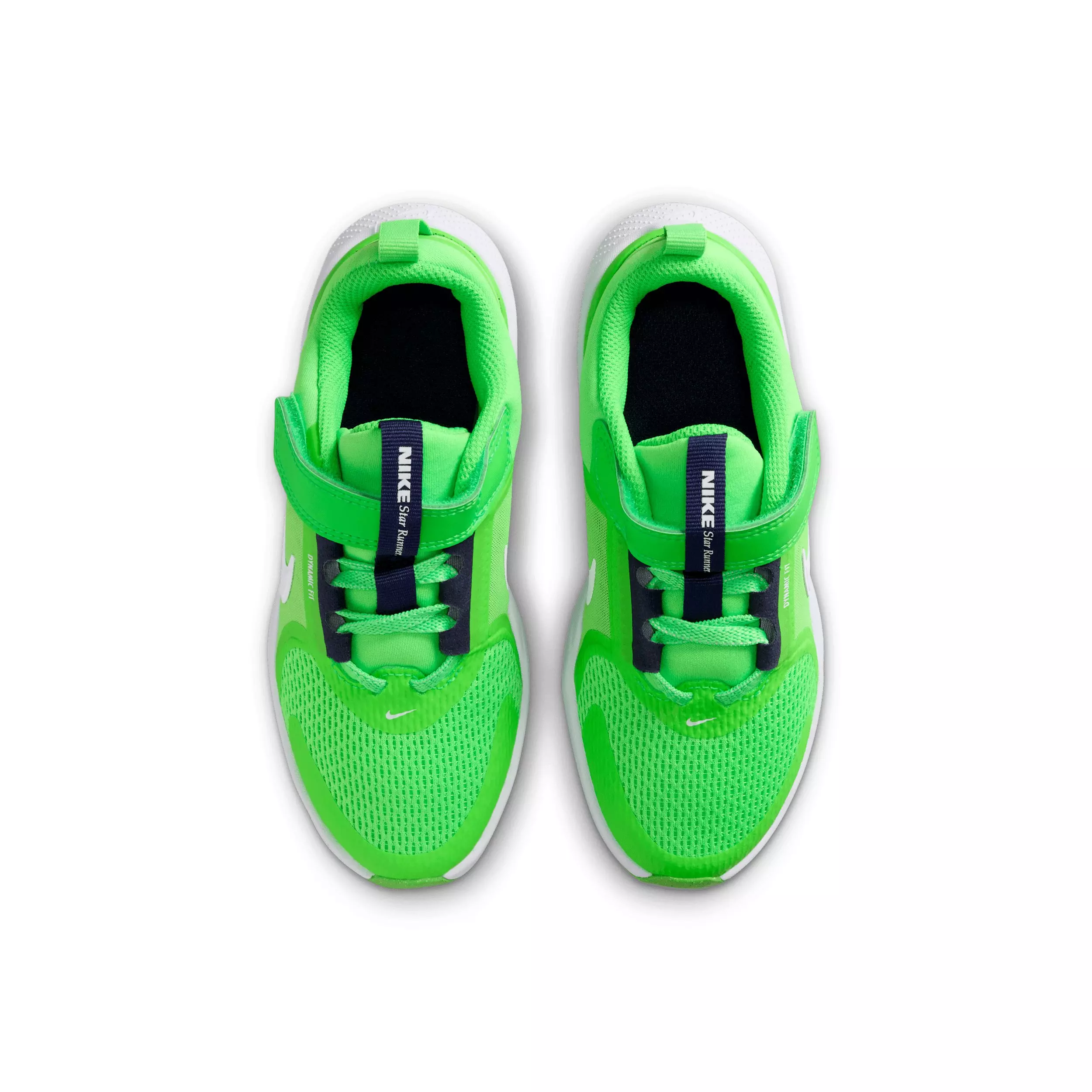 Nike Star Runner 5 "Green Strike/Imperial Purple/White" Preschool Boys' Running Shoe - GREEN/PURPLE/WHITE