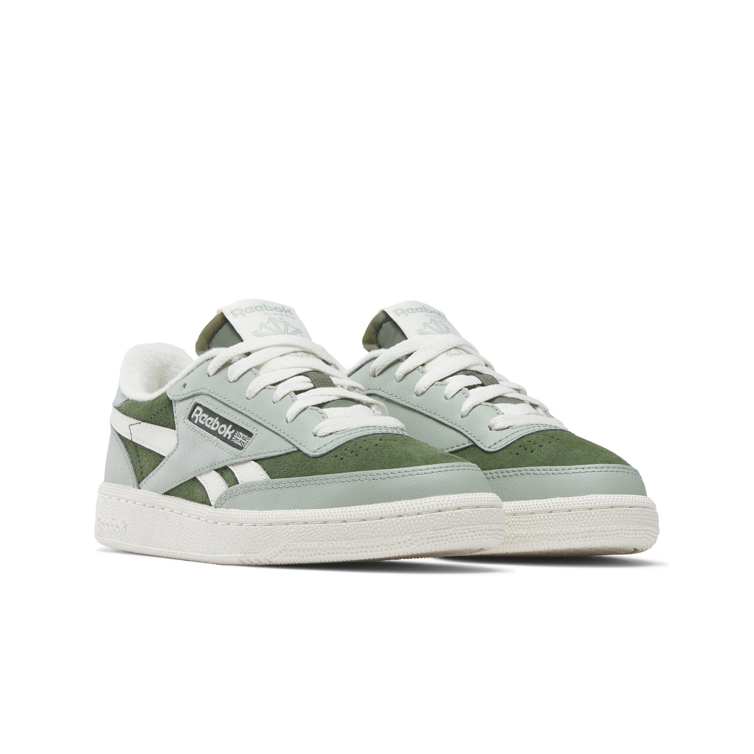 Reebok Club C Revenge II "Light Green/Dark Green/White" Women's Shoe - LT GREEN/DK GREEN/WHITE Thumbnail View 2