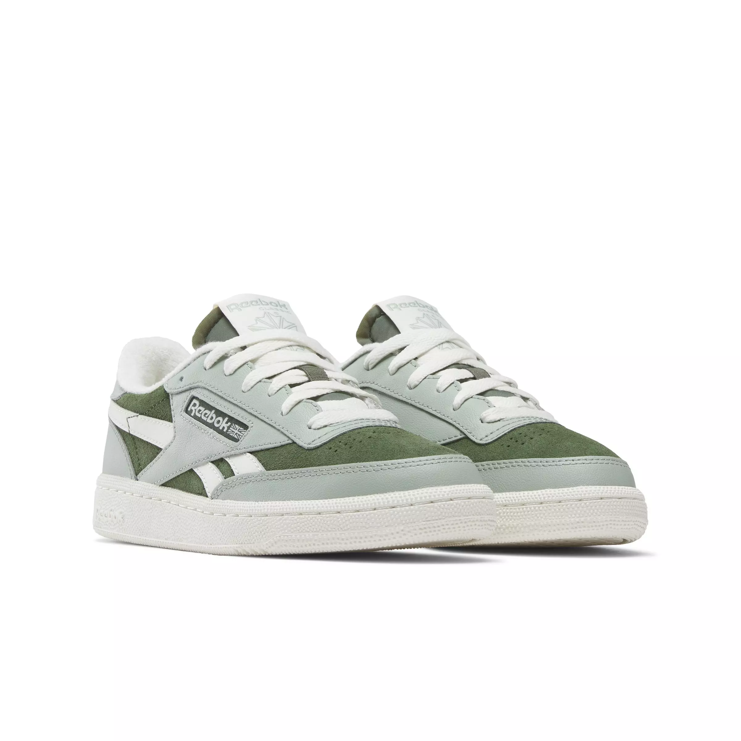 Reebok Club C Revenge II "Light Green/Dark Green/White" Women's Shoe - LT GREEN/DK GREEN/WHITE