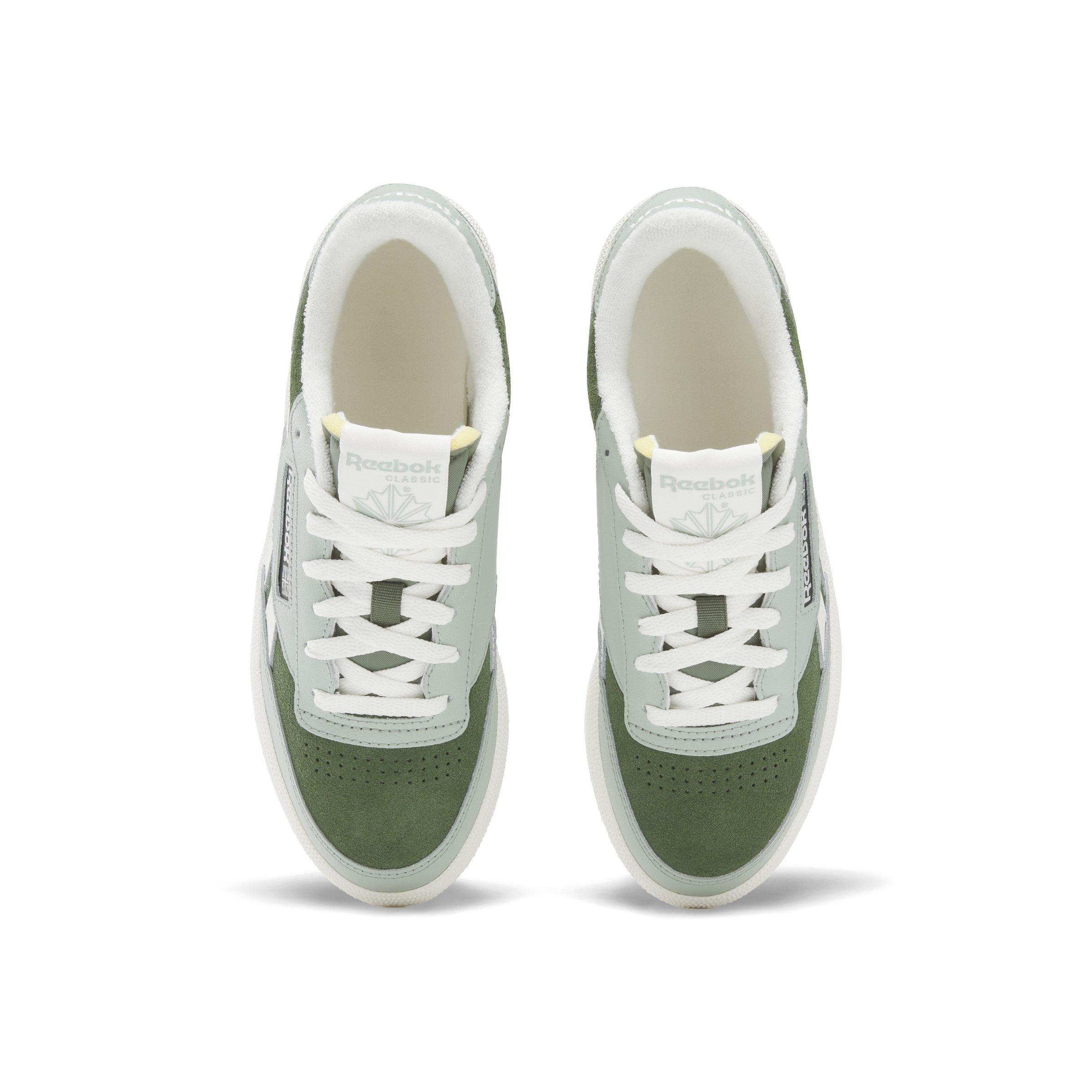 Reebok Club C Revenge II "Light Green/Dark Green/White" Women's Shoe - LT GREEN/DK GREEN/WHITE Thumbnail View 4