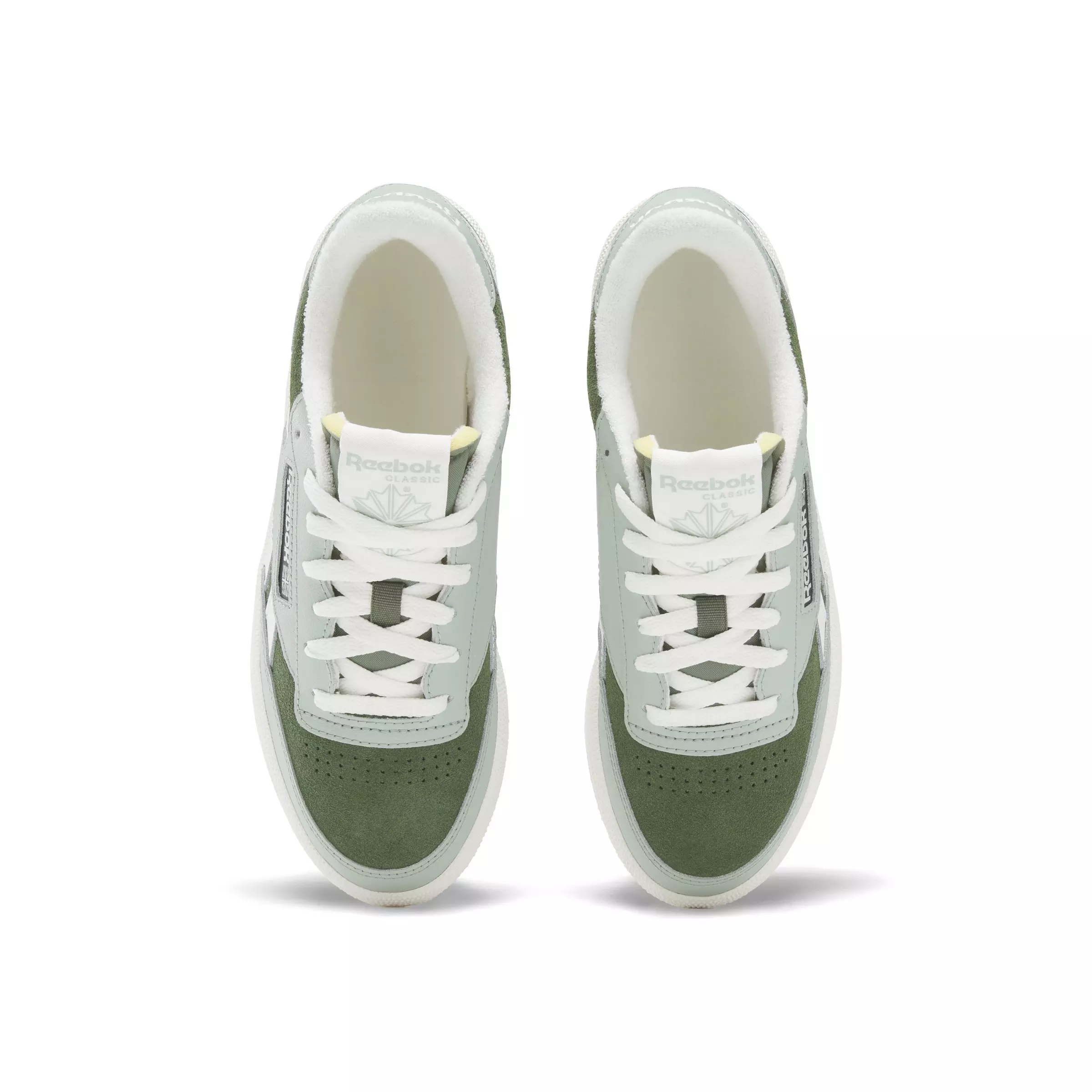 Reebok Club C Revenge II "Light Green/Dark Green/White" Women's Shoe - LT GREEN/DK GREEN/WHITE