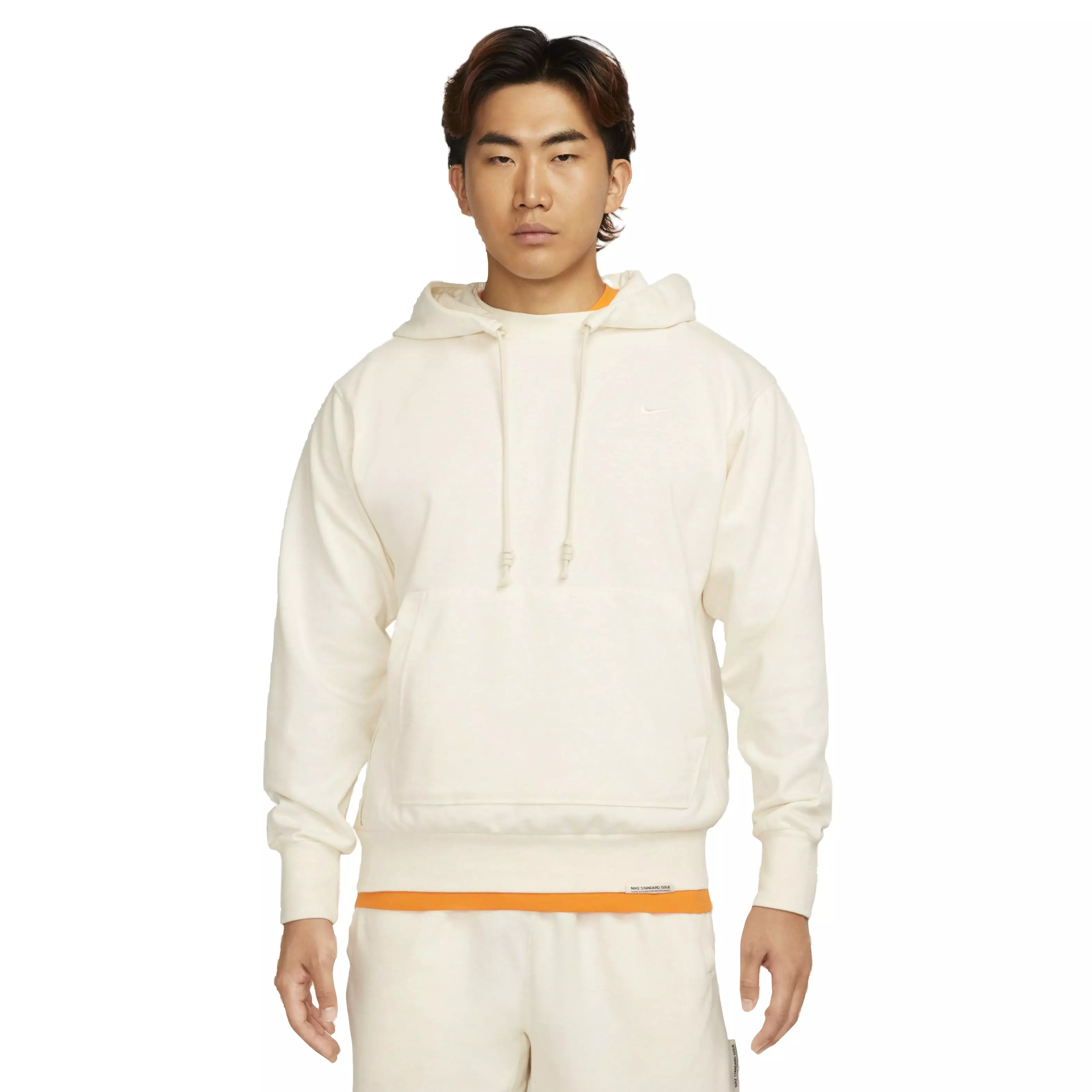 Nike Men's Dri-FIT Standard Issue Pullover Hoodie - Cream - CREAM