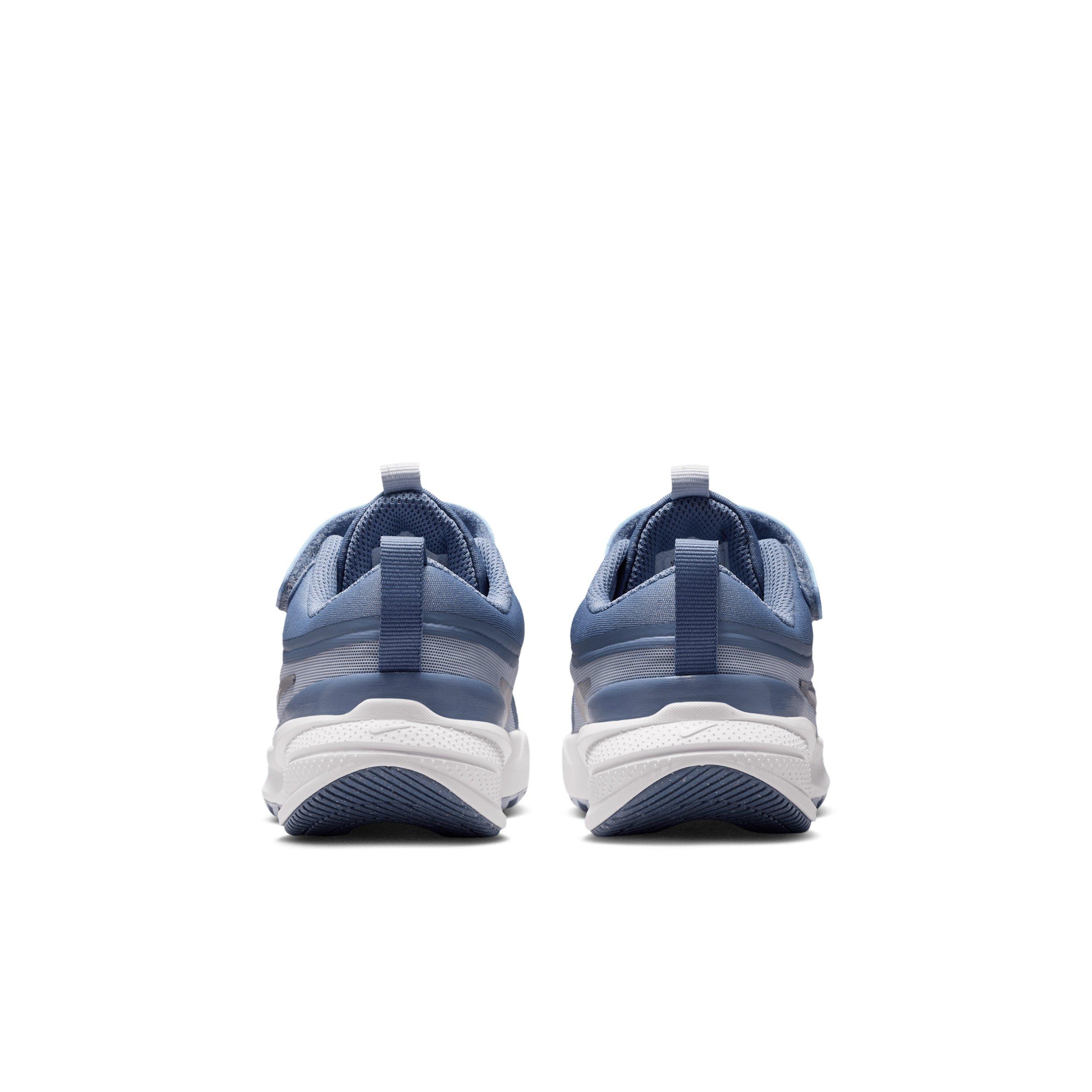 Nike Star Runner 5 Preschool Boys' "World Indigo/Ghost/Platinum Tint/Metallic Silver" Running Shoe