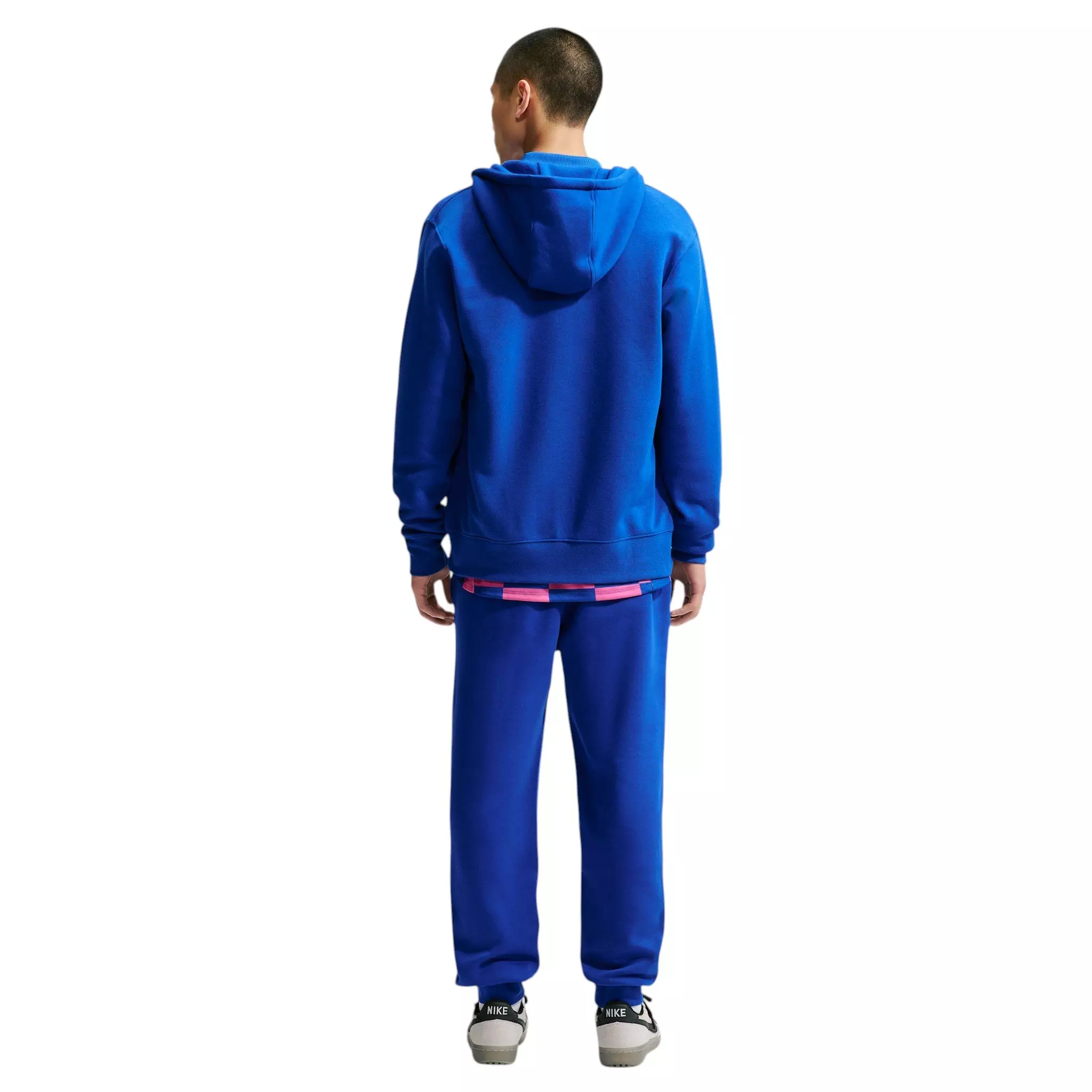 Nike Men's Club Full-Zip Fleece Hoodie - BLUE