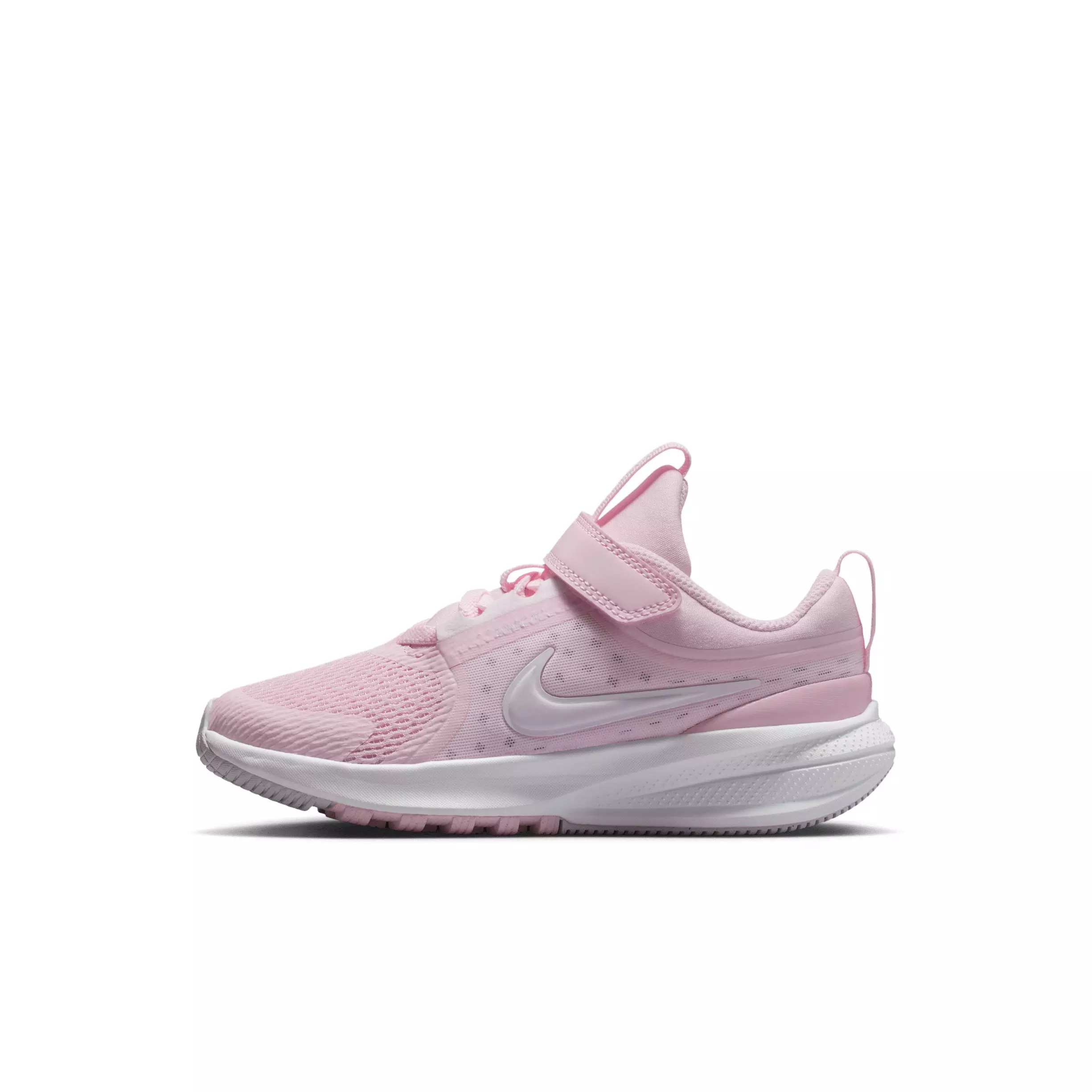 Nike Star Runner 5 "Pink Foam/Pink Foam/Pure Platinum/White" Preschool Girls' Running Shoe - PINK/PINK/PLATINUM/WHITE