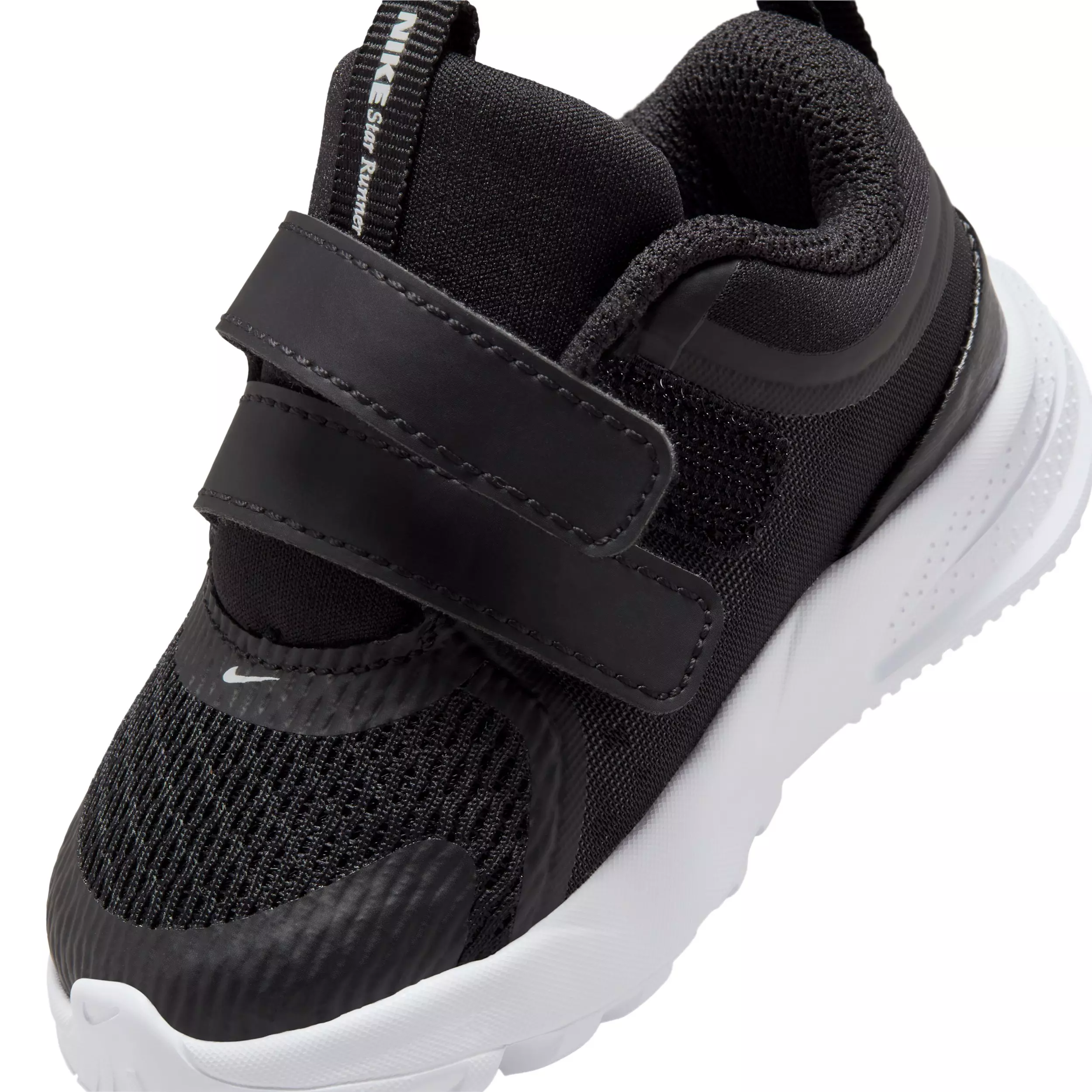 Nike Star Runner 5 "Black/White/Summit White/White" Infant Boys' Running Shoe - BLACK/WHITE/WHITE/WHITE