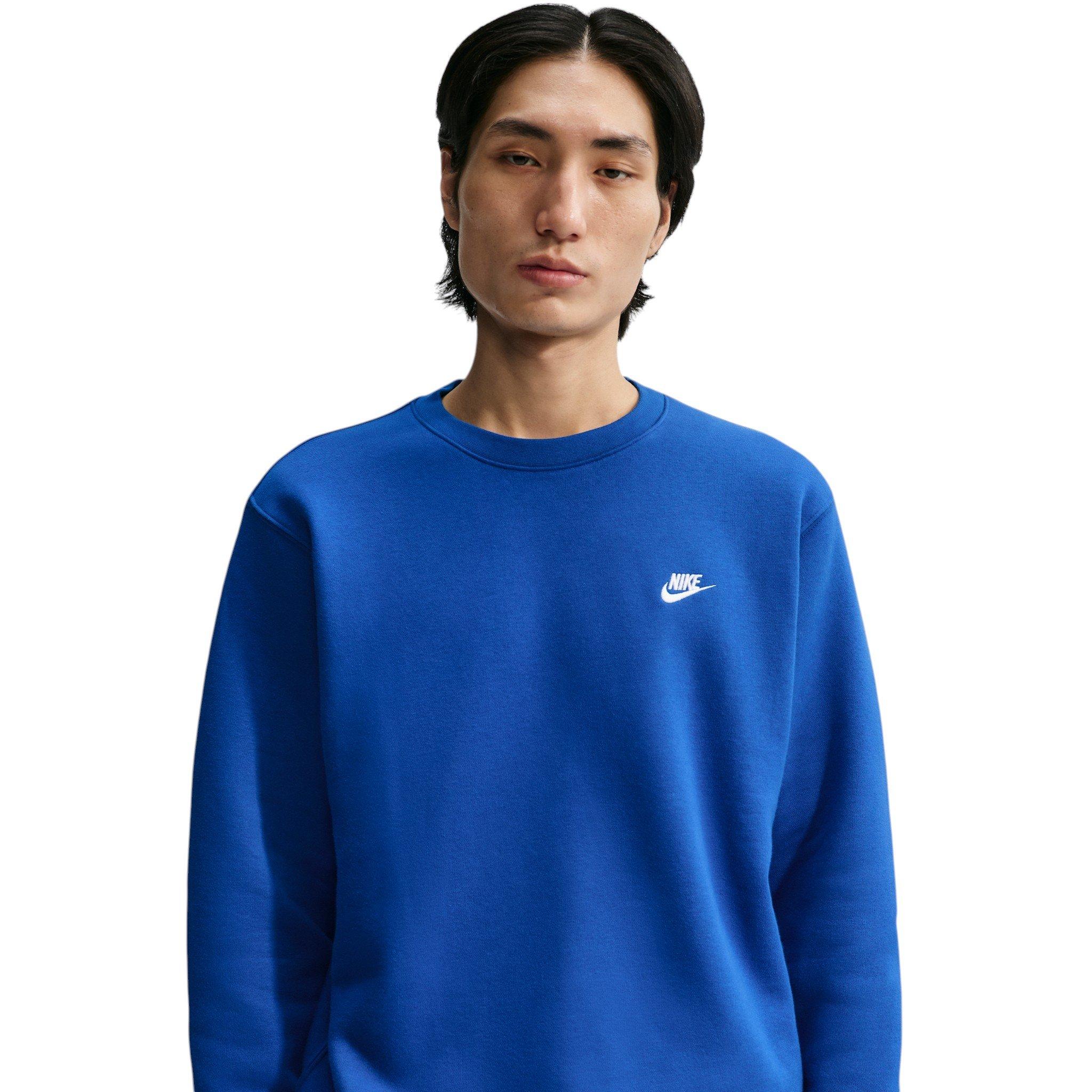 Nike Men's Club Fleece Crew - BLUE