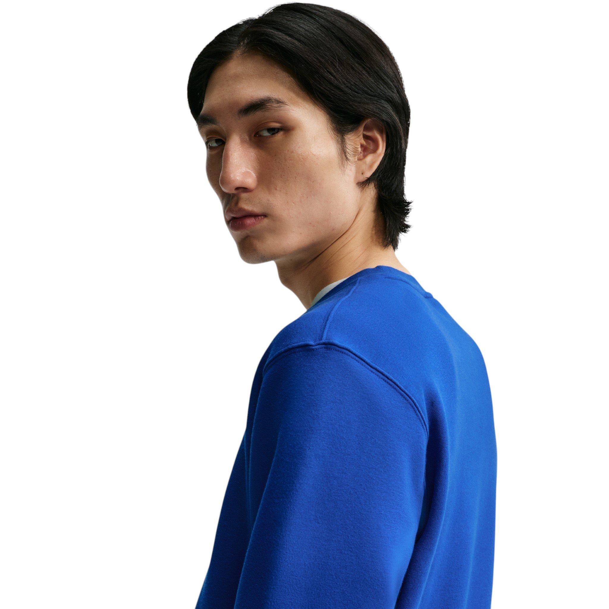 Nike Men's Club Fleece Crew - BLUE