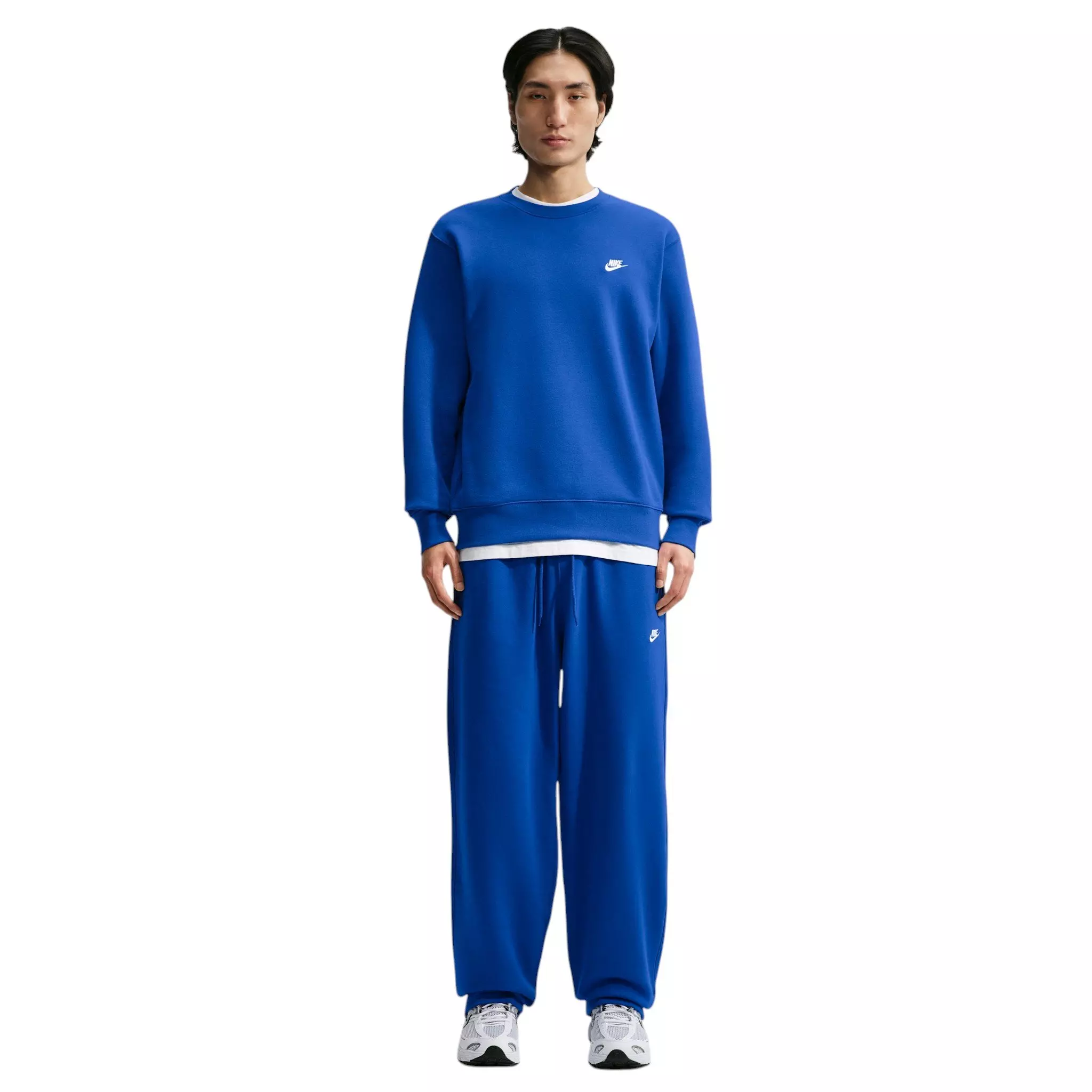 Nike Men's Club Fleece Crew - BLUE