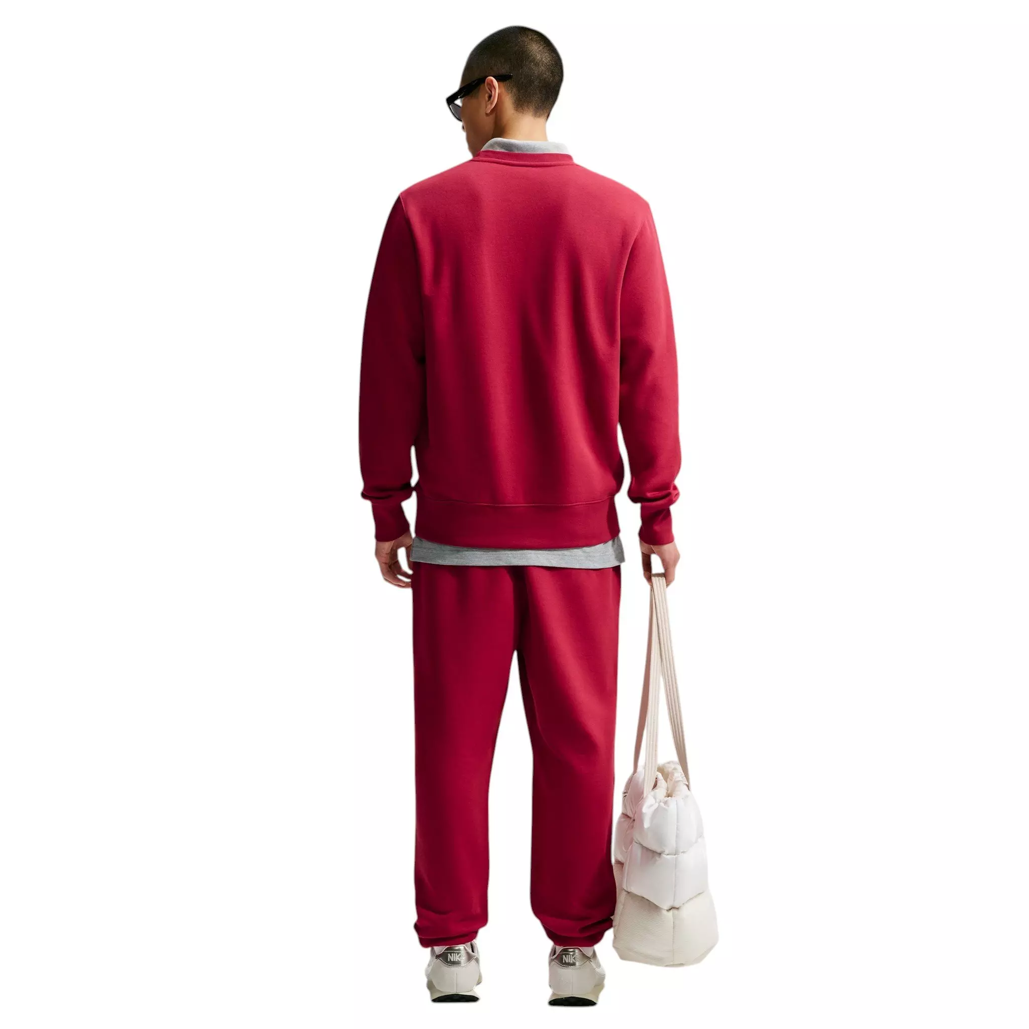 Nike Men's Club Fleece Crew - RED