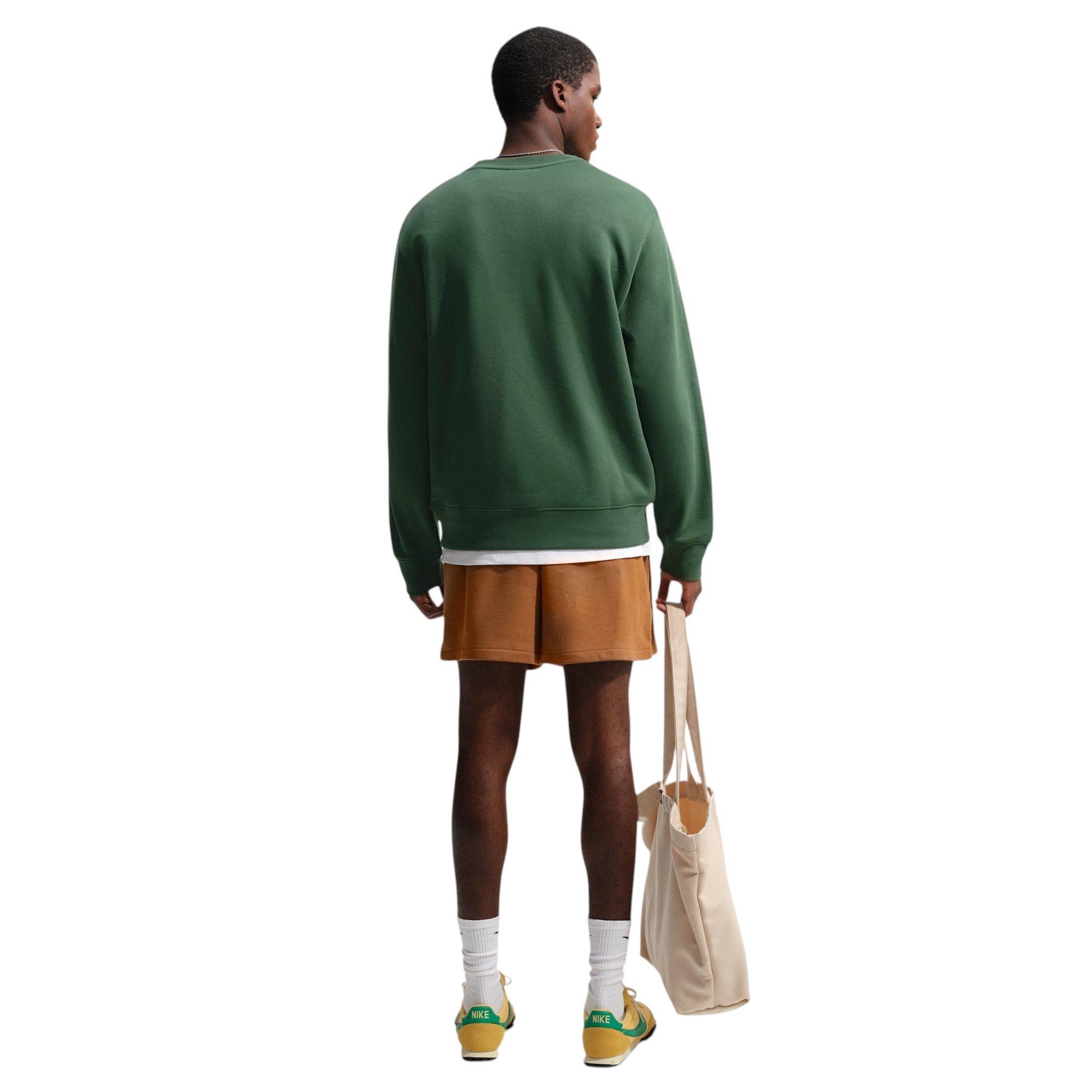 Nike Men's Club Fleece Crew - GREEN Thumbnail View 5