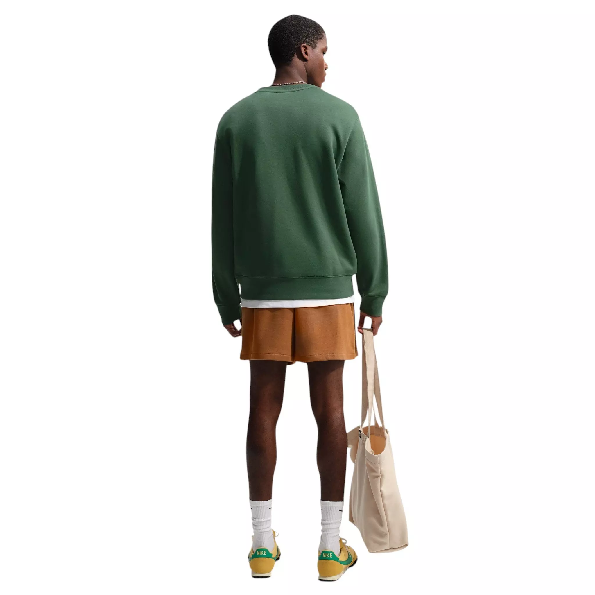 Nike Men's Club Fleece Crew - GREEN