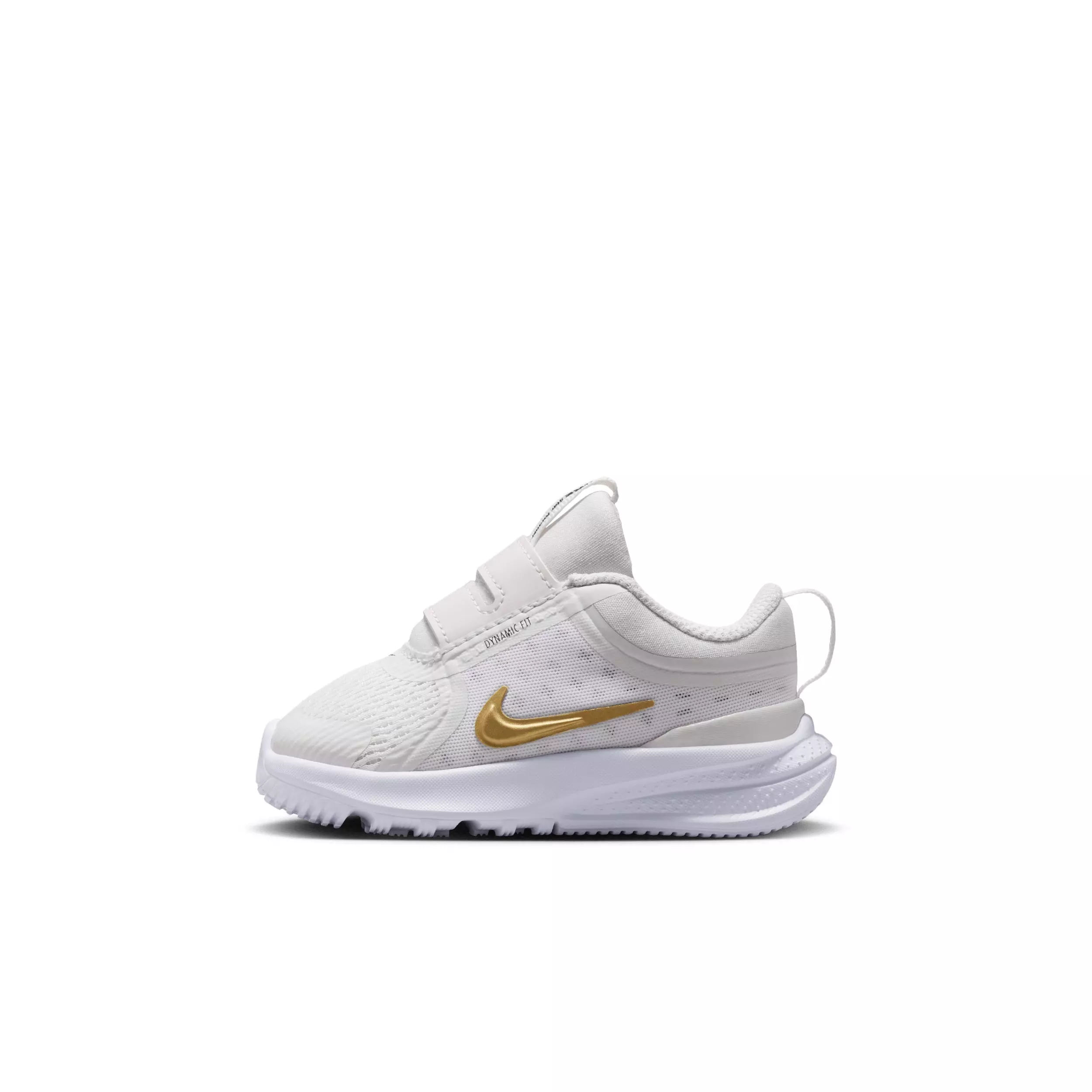 Nike Star Runner 5 "Platinum Tint/Black/Metallic Gold" Infant Girls' Running Shoe - PLATINUM/BLACK/GOLD