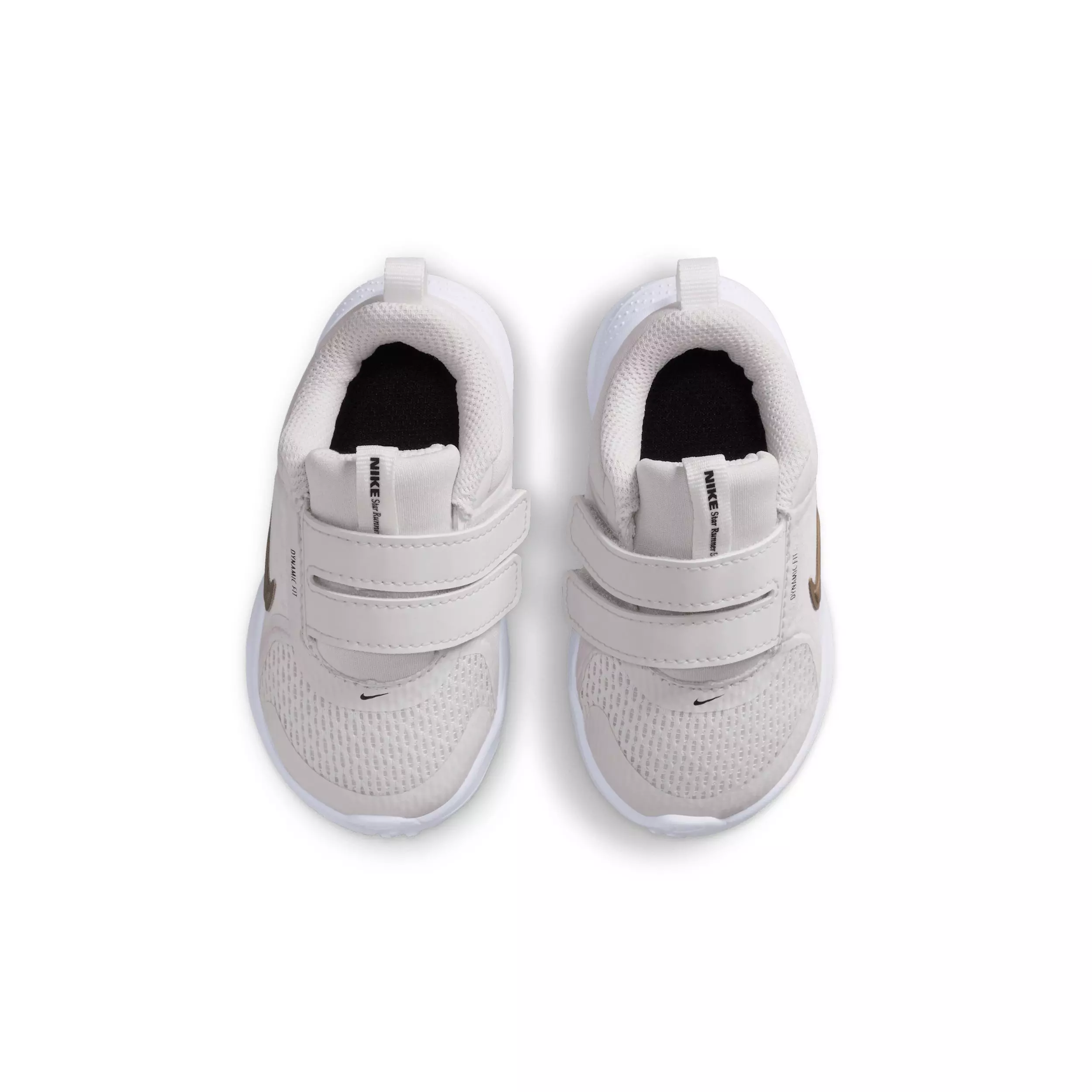 Nike Star Runner 5 "Platinum Tint/Black/Metallic Gold" Infant Girls' Running Shoe - PLATINUM/BLACK/GOLD