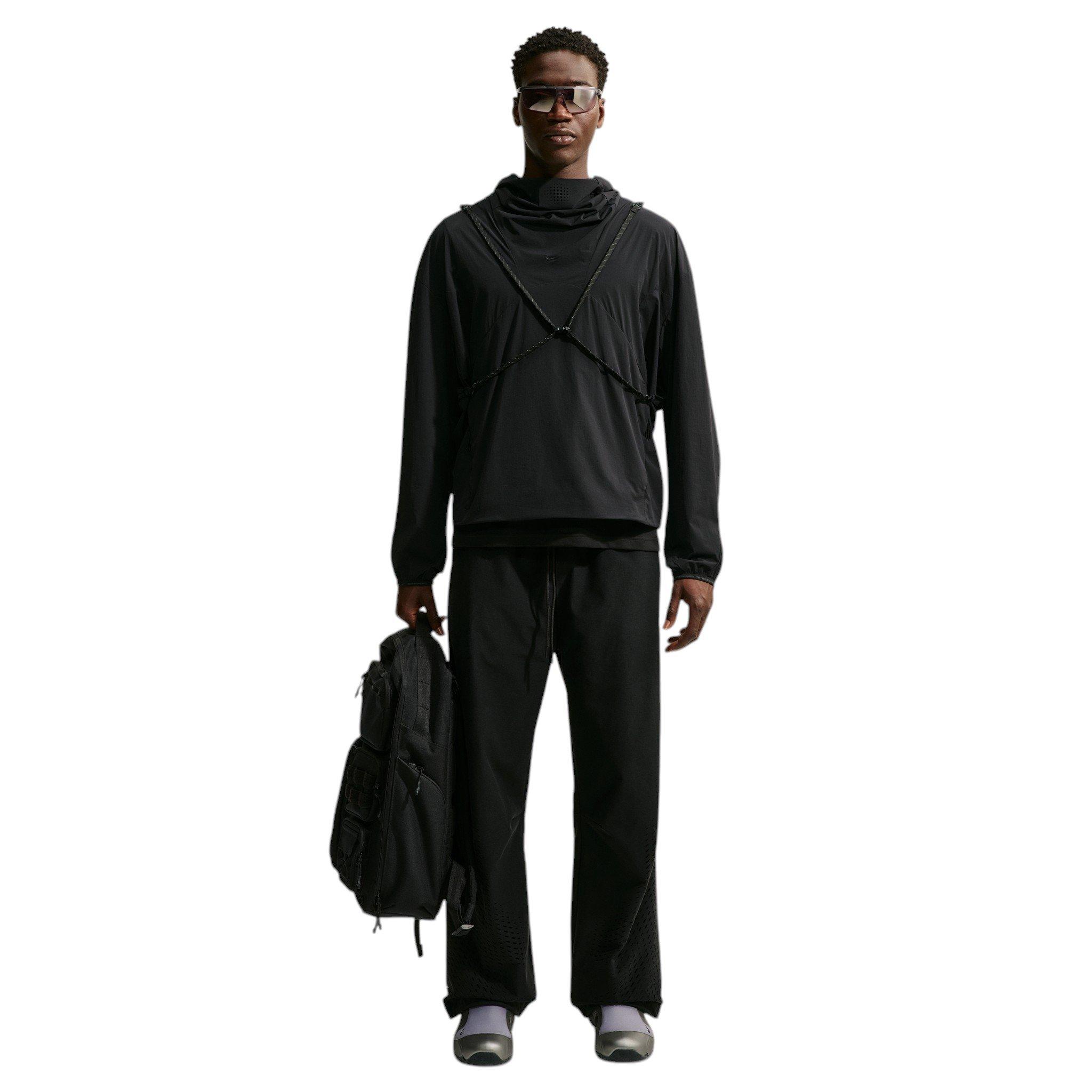Nike Men's Tech Helios Dri-FIT Convertible Pullover Top - BLACK