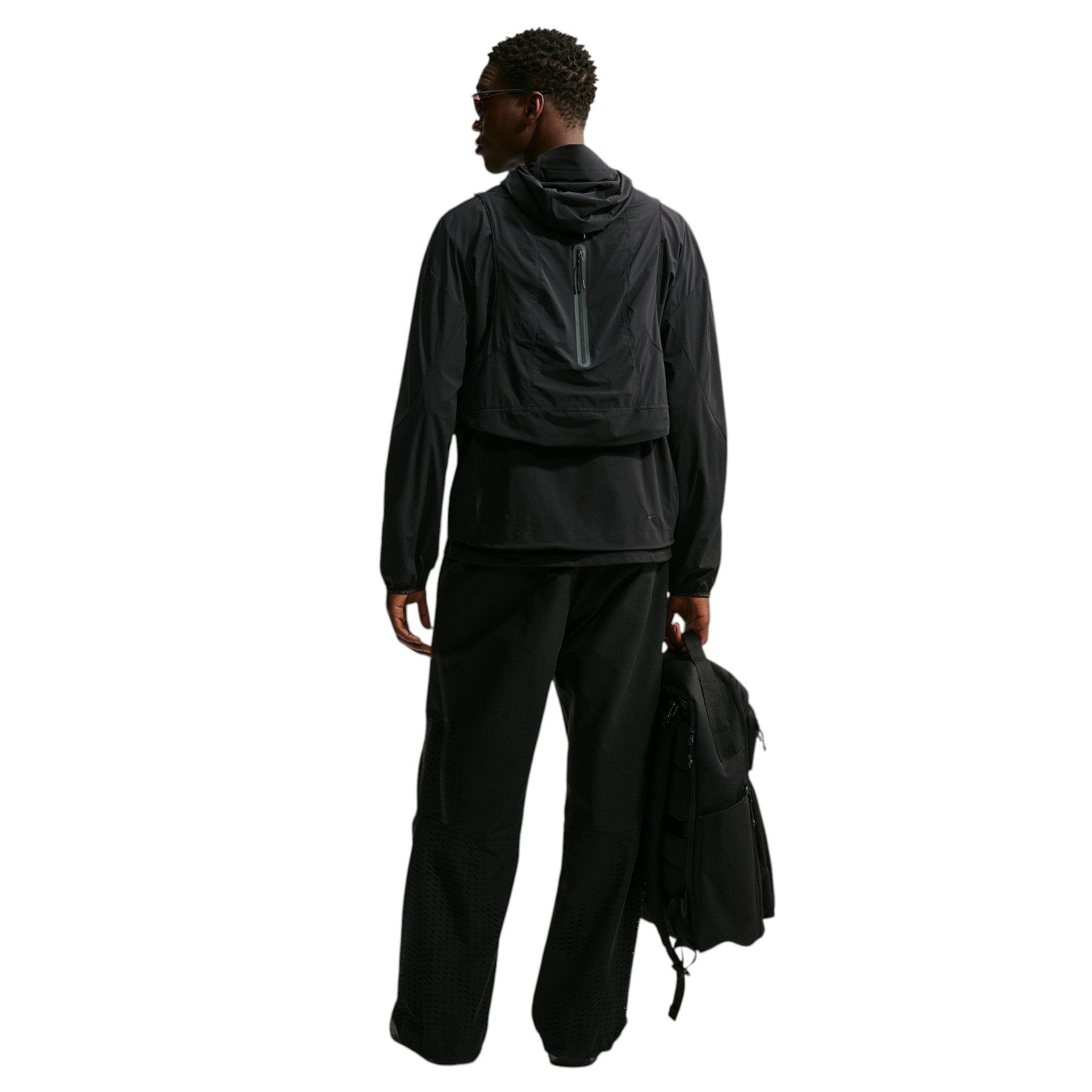 Nike Men's Tech Helios Dri-FIT Convertible Pullover Top - BLACK