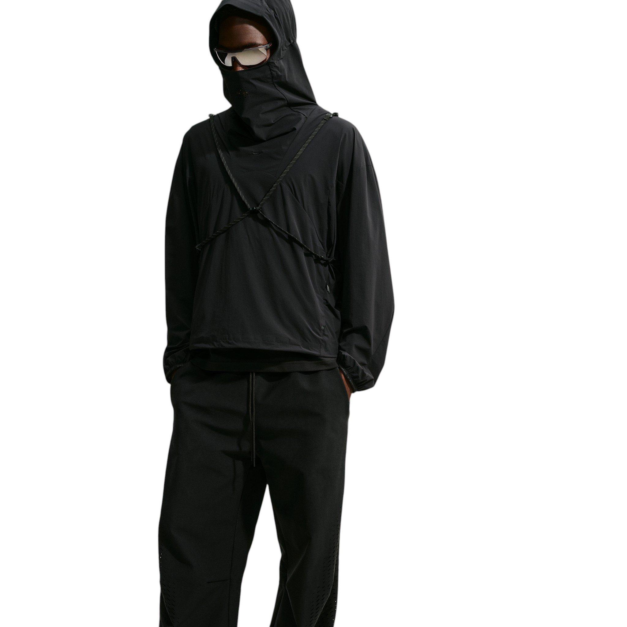 Nike Men's Tech Helios Dri-FIT Convertible Pullover Top - BLACK