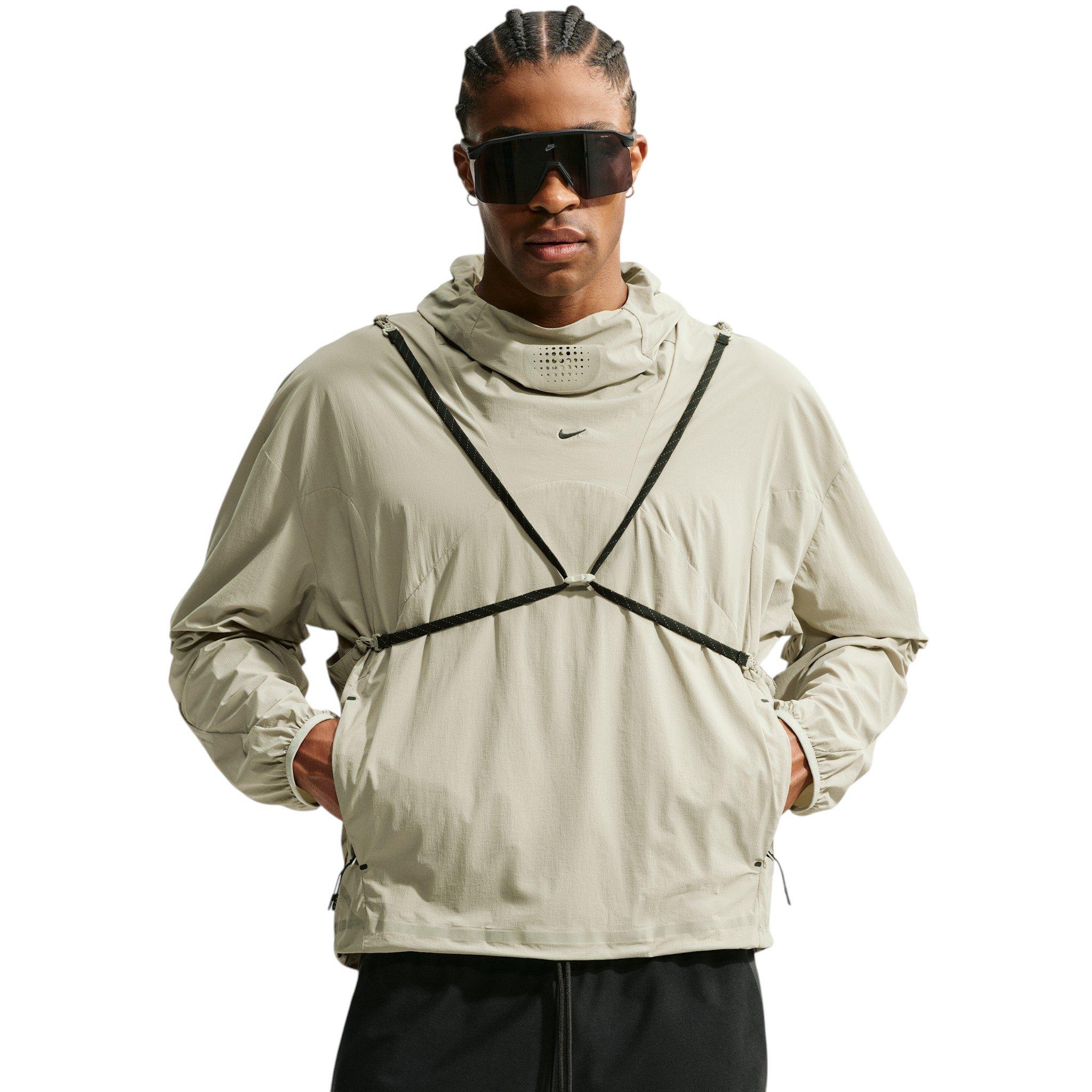 Nike Men's Tech Helios Dri-FIT Convertible Pullover Top - SPRUCE GREEN