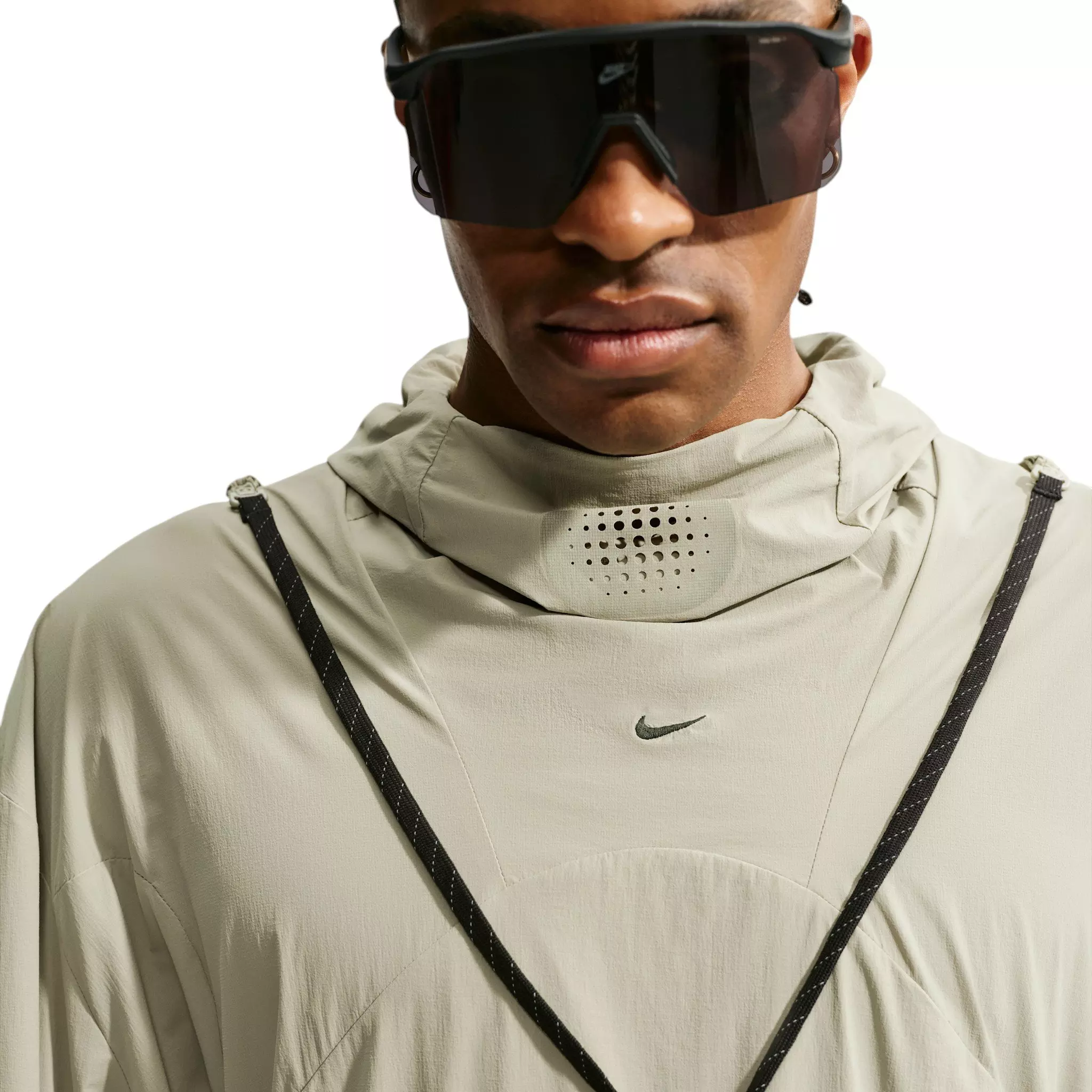 Nike Men's Tech Helios Dri-FIT Convertible Pullover Top - SPRUCE GREEN