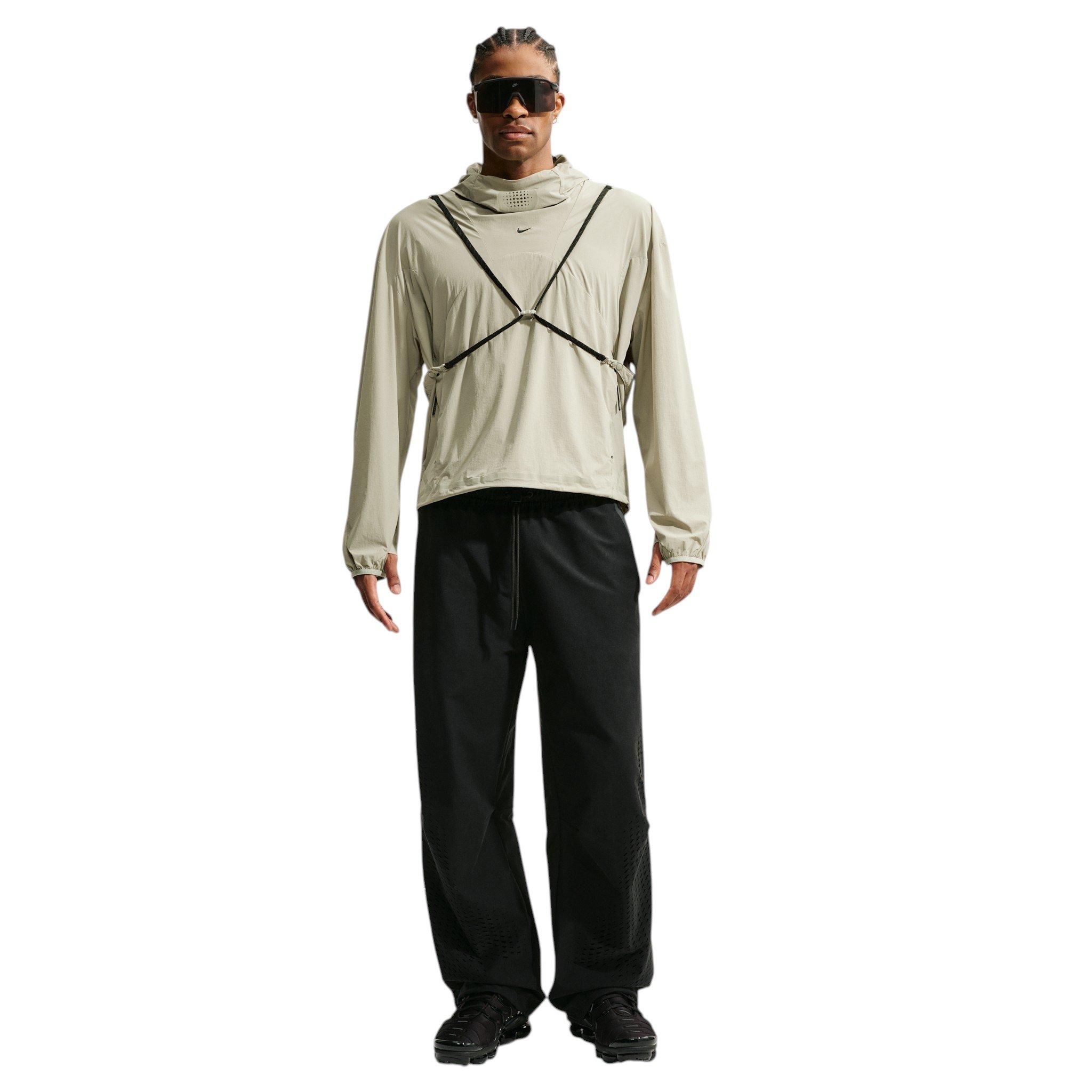 Nike Men's Tech Helios Dri-FIT Convertible Pullover Top - SPRUCE GREEN