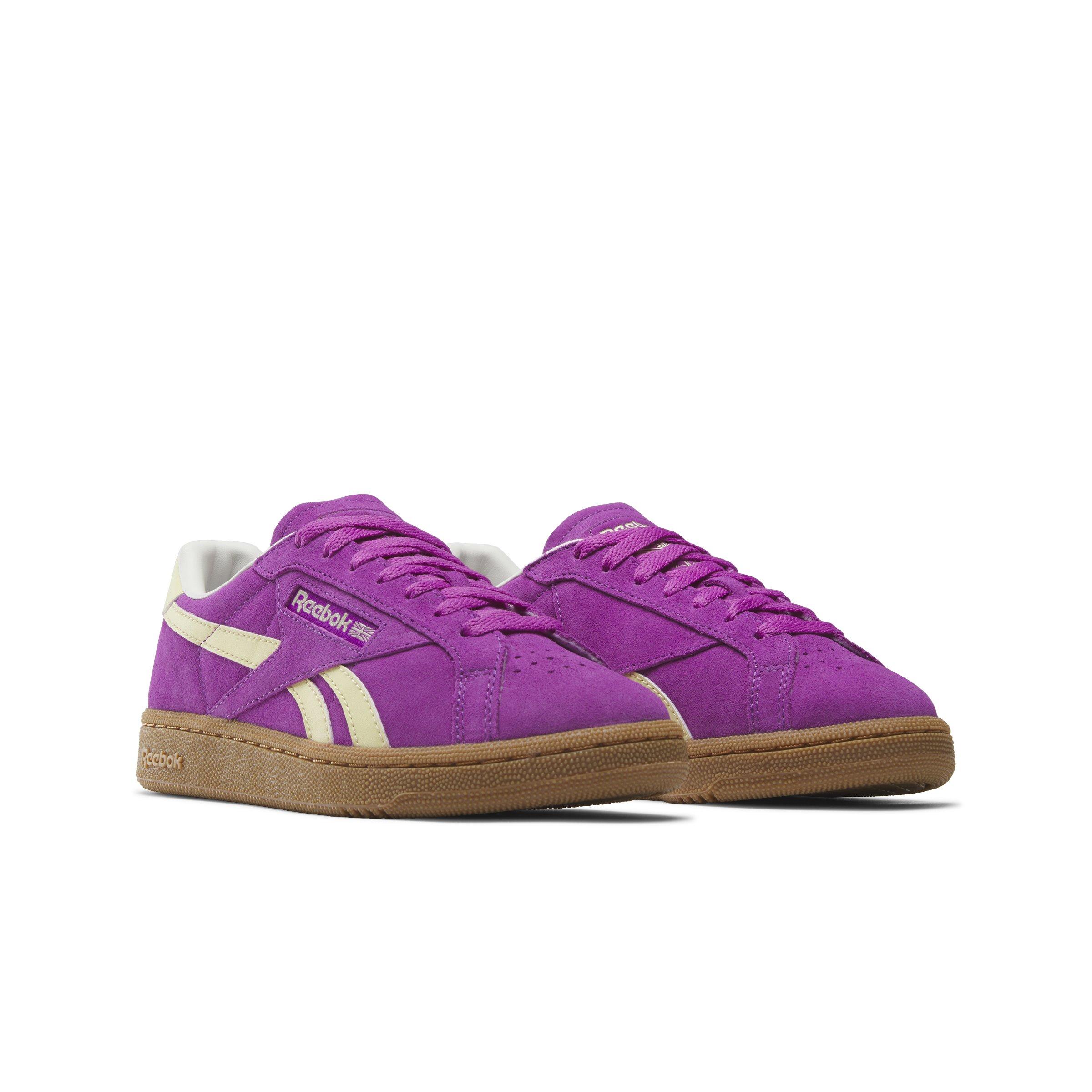 Reebok Club C Grounds UK "Purple/Light Yellow/Gum" Women's Shoe - PURPLE/LT YELLOW/GUM Thumbnail View 2