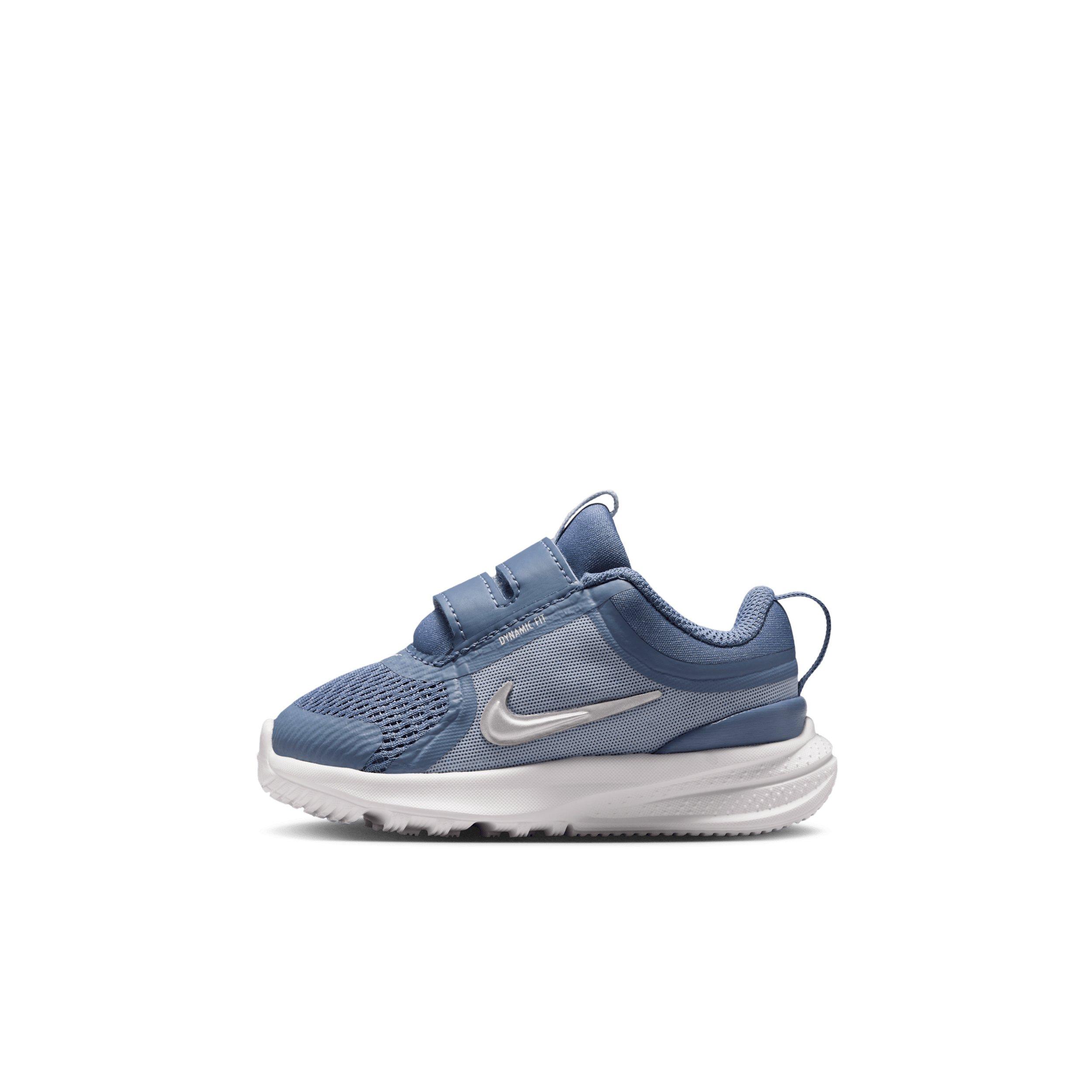 Nike Star Runner 5 Infant Boys' "World Indigo/Ghost/Platinum Tint/Metallic Silver" Running Shoe