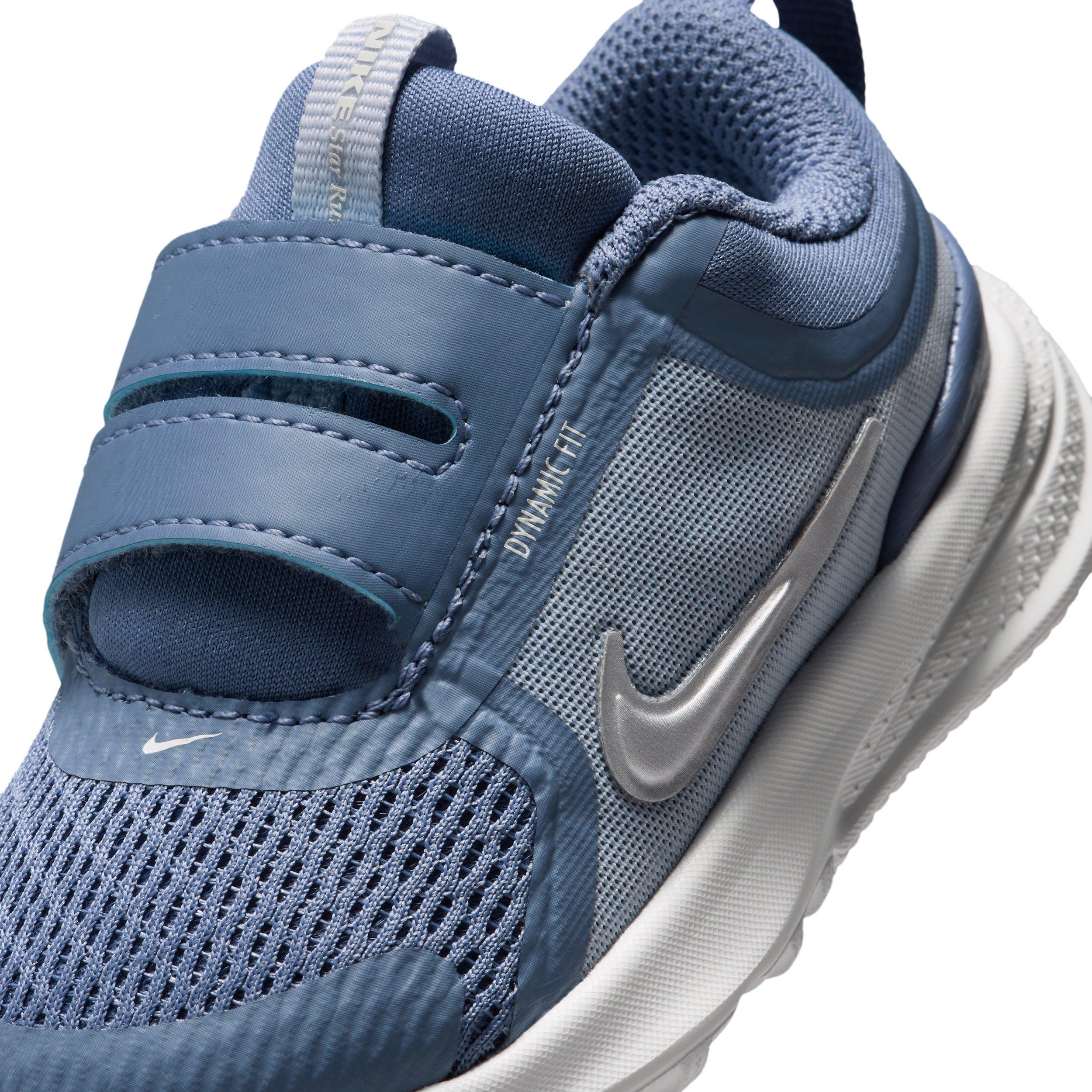 Nike Star Runner 5 Infant Boys' "World Indigo/Ghost/Platinum Tint/Metallic Silver" Running Shoe