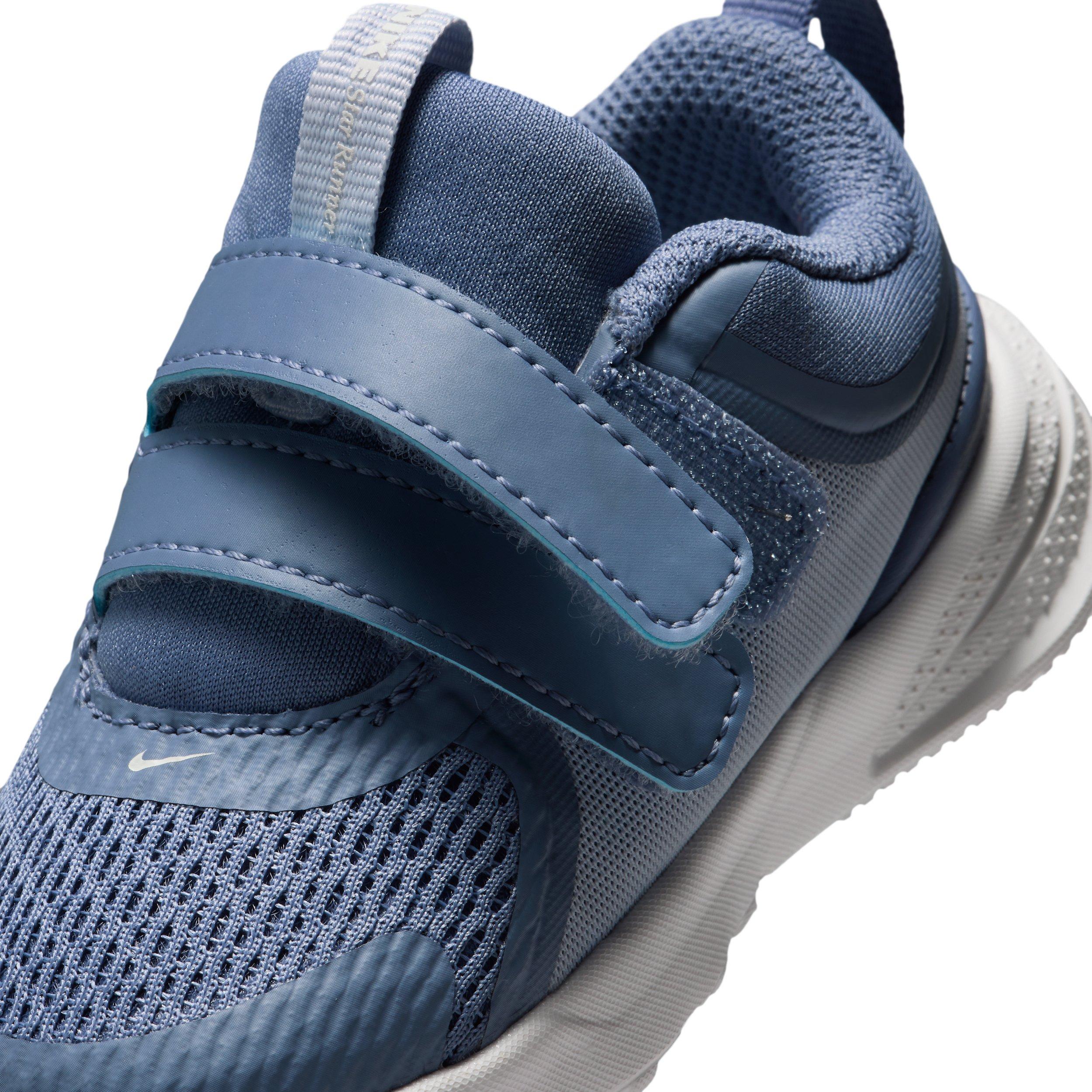 Nike Star Runner 5 Infant Boys' "World Indigo/Ghost/Platinum Tint/Metallic Silver" Running Shoe
