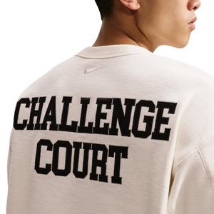 Nike Men's Club Rules French Terry Crew-Neck Sweatshirt - WHITE