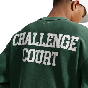 Nike Men's Club Rules French Terry Crew-Neck Sweatshirt - GREEN