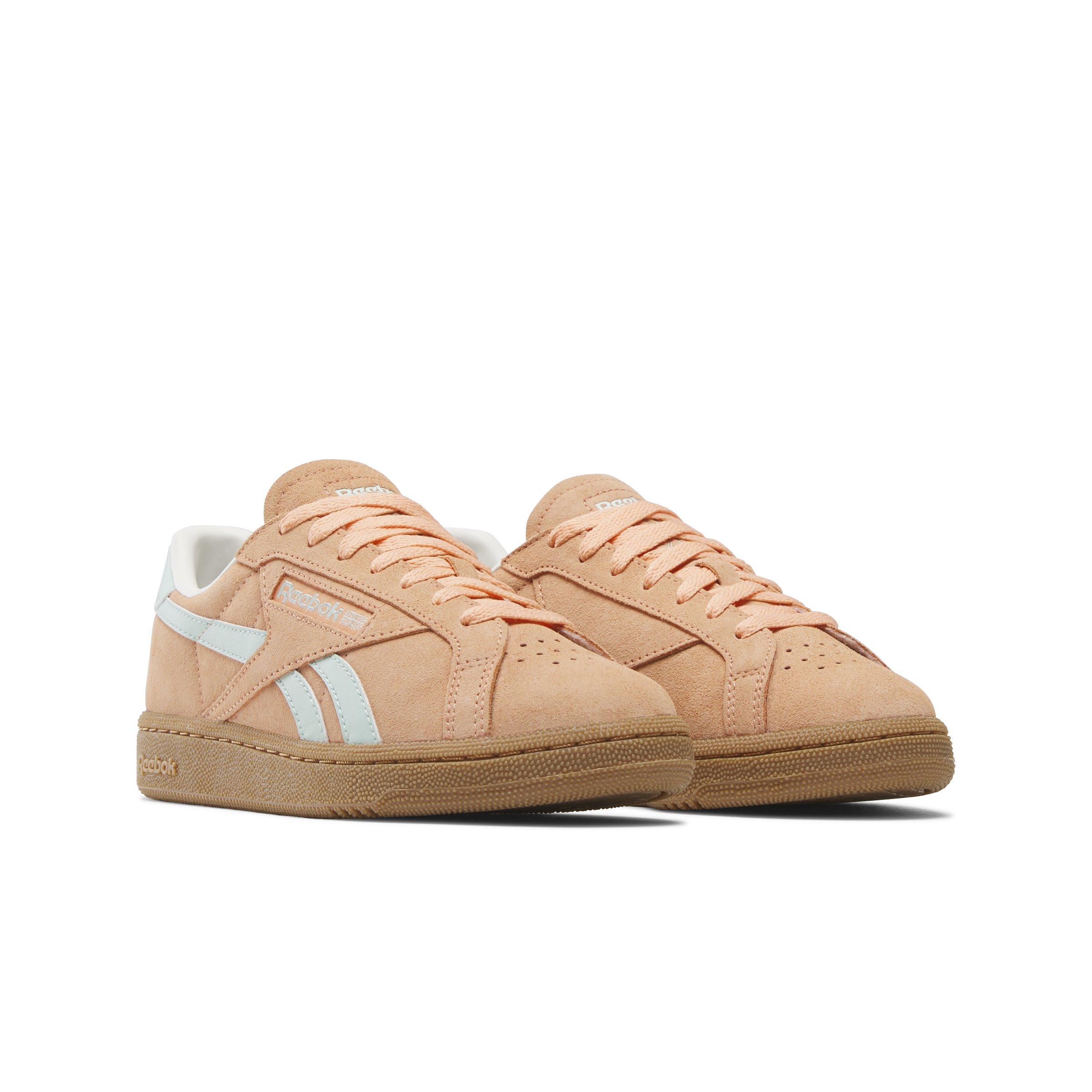 Reebok Club C Grounds UK "Orange/Light Blue/Gum" Women's Shoe - ORANGE/LT BLUE/GUM Thumbnail View 3