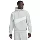 Nike Men's Swoosh 1/2 Zip Fleece Hoodie - SILVER Thumbnail View 1