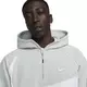 Nike Men's Swoosh 1/2 Zip Fleece Hoodie - SILVER Thumbnail View 3