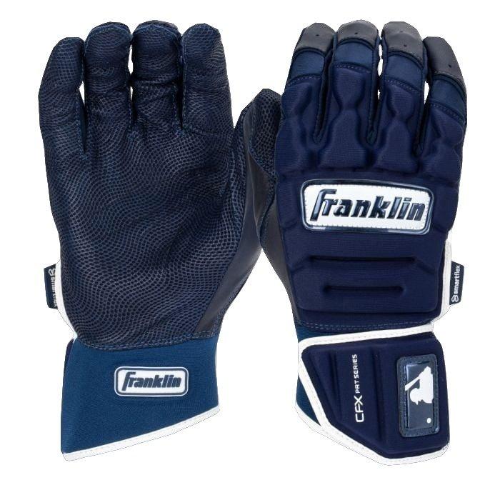 Franklin Sports CFX PRT Protective Batting Gloves - Navy - NAVY Thumbnail View 1